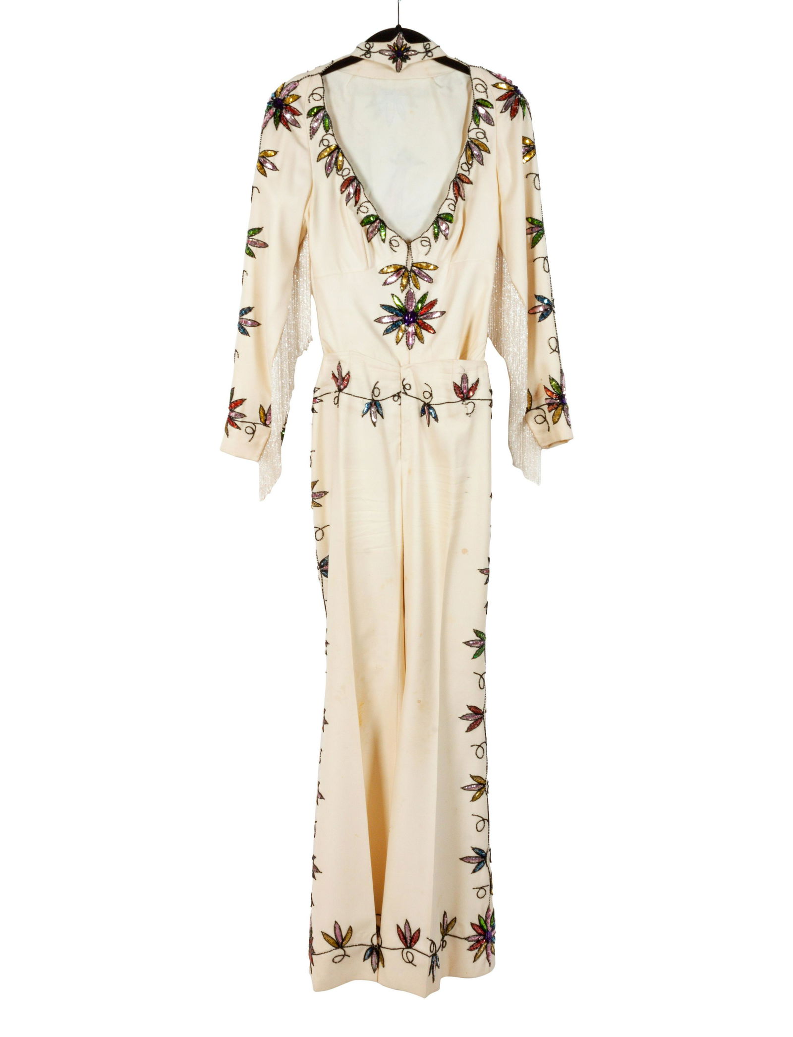 Off-white Women's Nudie-style Suit with Rhinestone and (1 of 7)