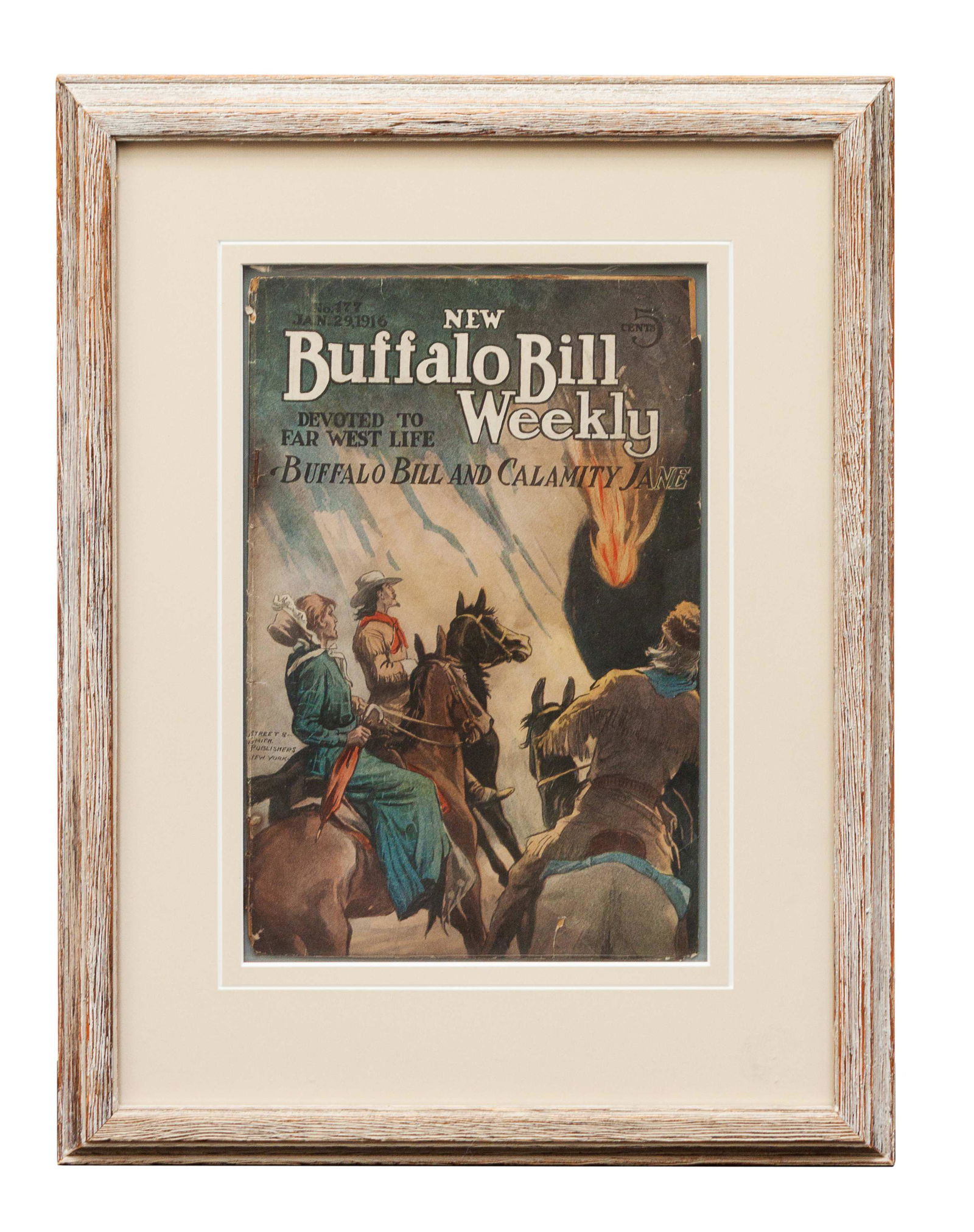 Three Framed Vintage Western Magazine Covers 8 x 11 (1 of 8)