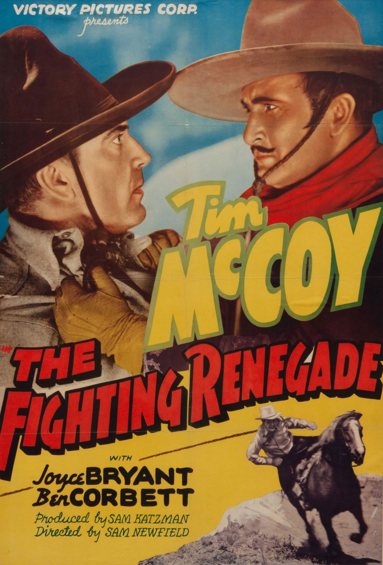 Vintage Movie Poster, The Fighting Renegade  (1 of 2)