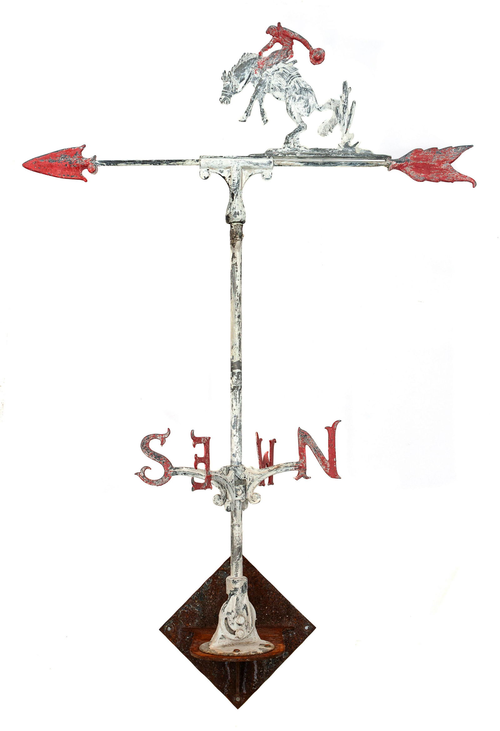 American Bucking Bronco Weathervane height 47 1/2 x (1 of 2)