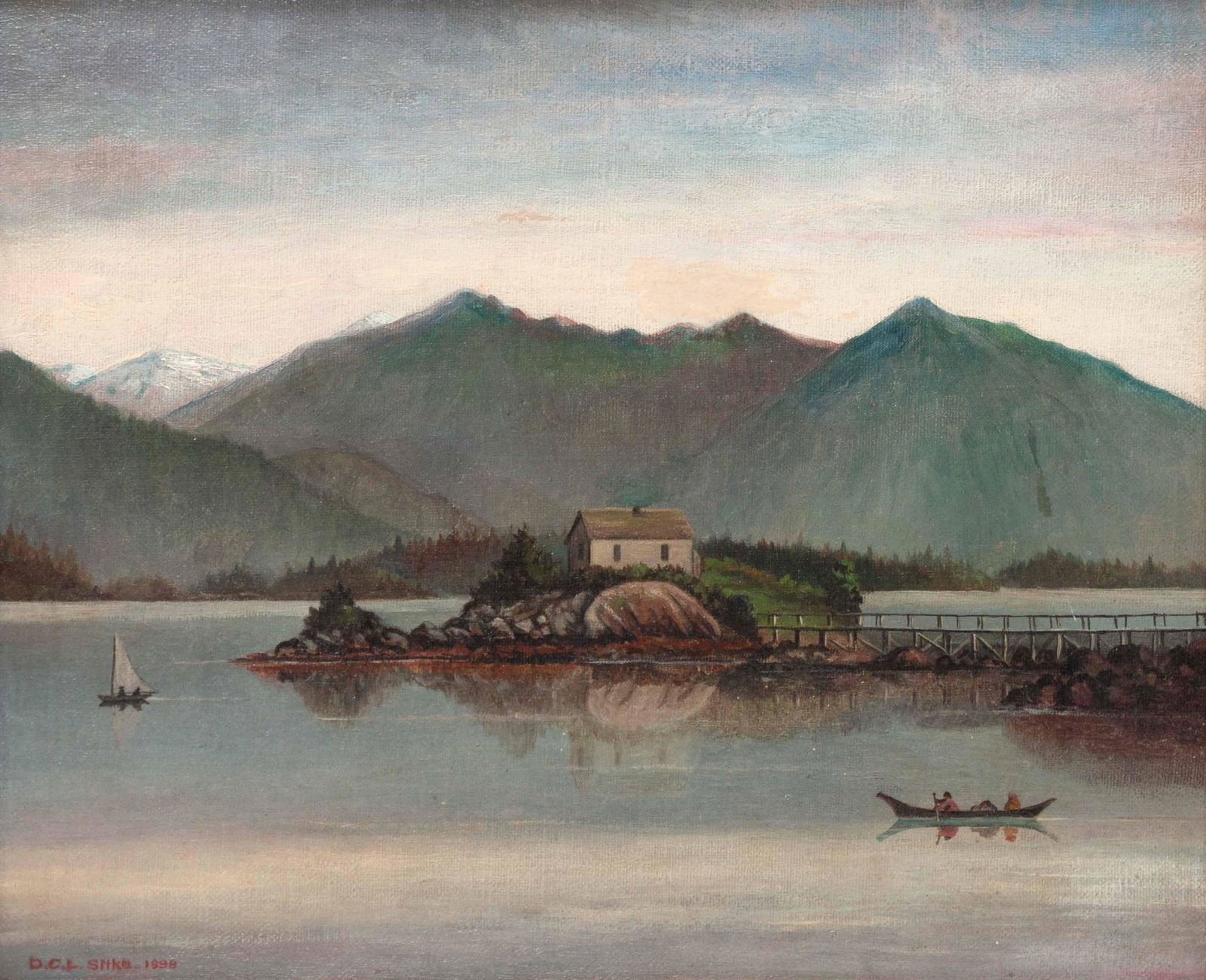 Dewitt Clinton Lockwood (American, 1851-1912) Sitka, (1 of 2)