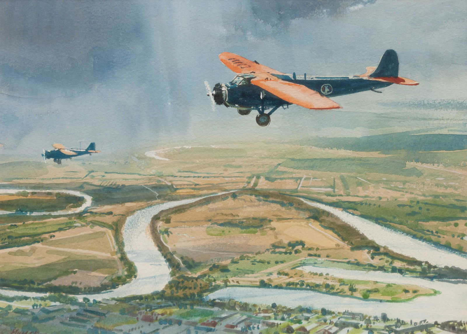 Ogden Pleissner (American, 1905 - 1983) Untitled (1 of 3)