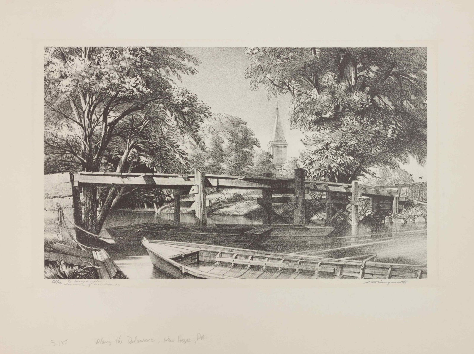 Stow Wengenroth (American, 1906-1978) A group of four (1 of 10)