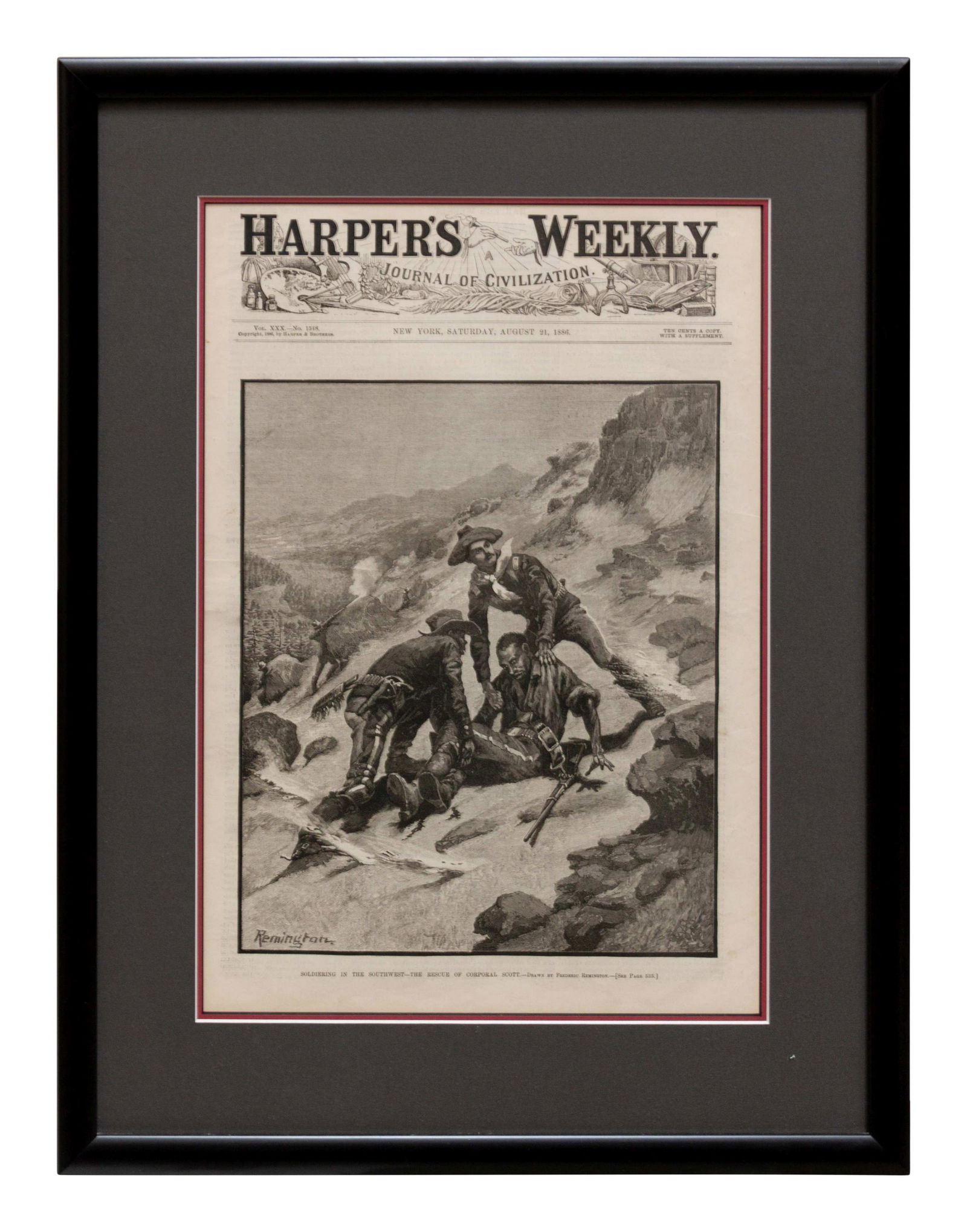 Frederic Remington (American, 1861-1909) Eight (1 of 9)