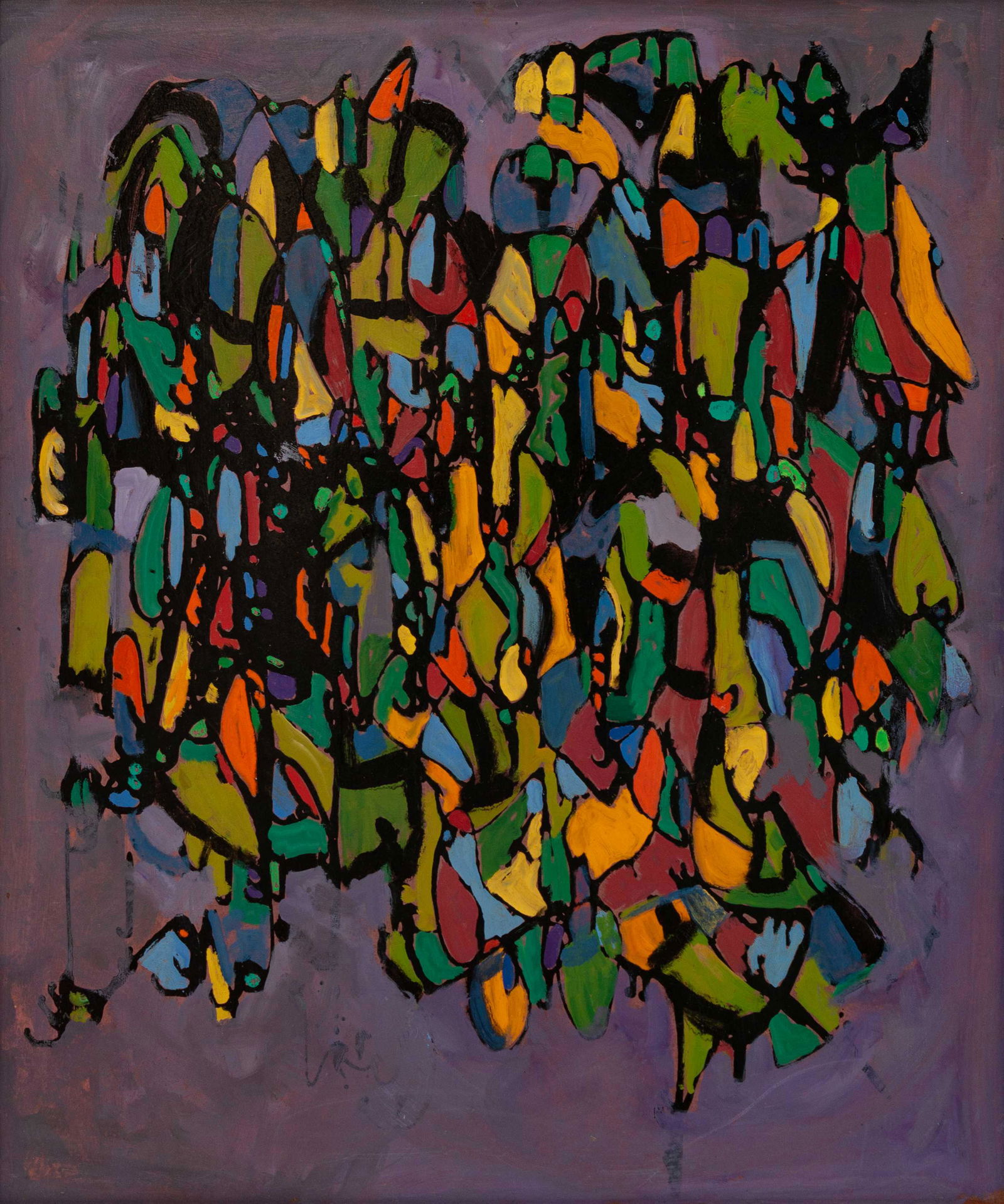 David Stirling (American, 1887-1971) Abstract, 1966 (1 of 2)