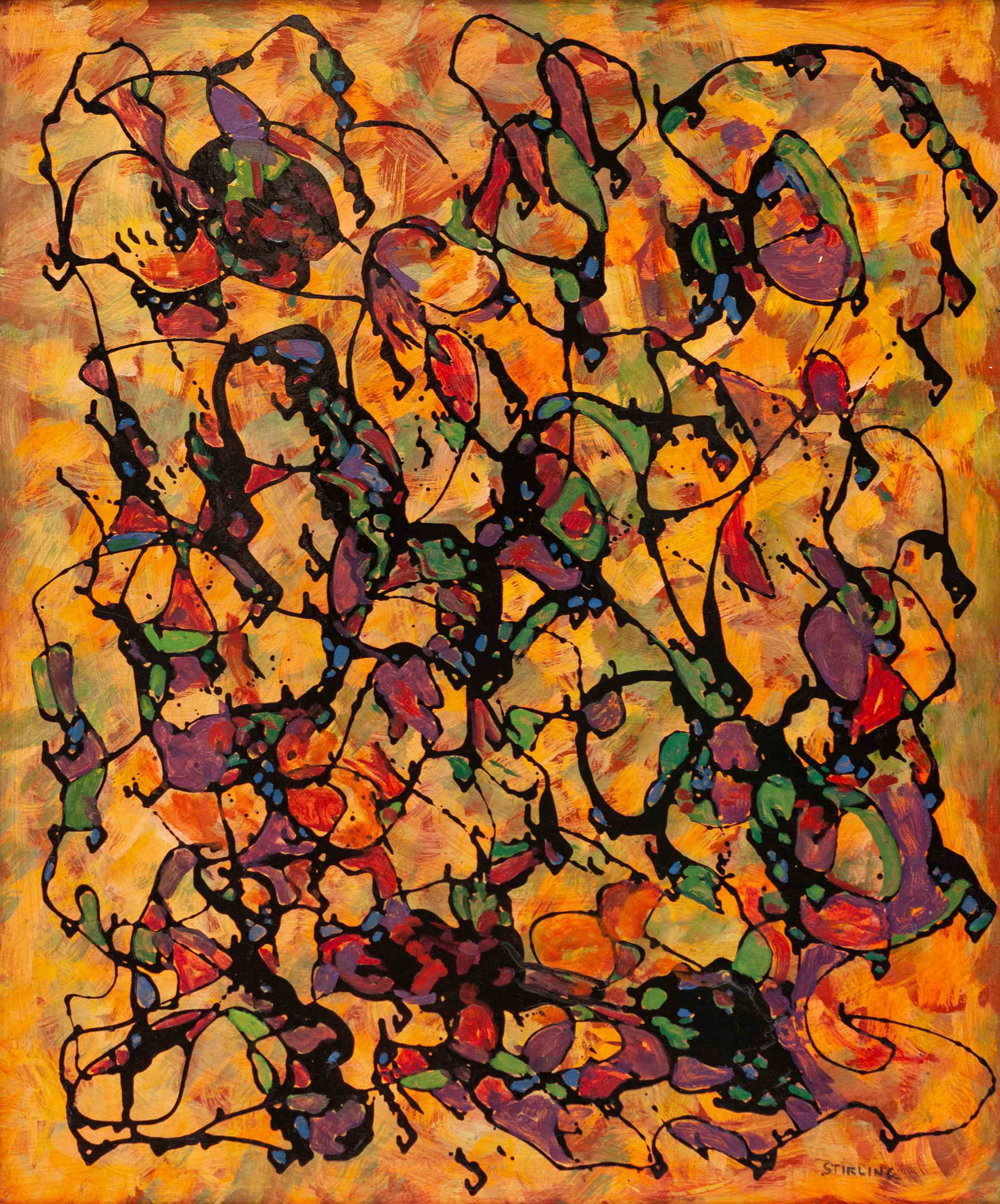 David Stirling (American, 1887-1971) Abstract, 1966 (1 of 2)