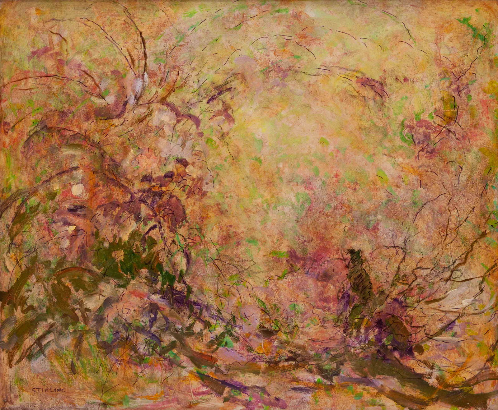 David Stirling (American, 1887-1971) Abstract, 1967 (1 of 2)