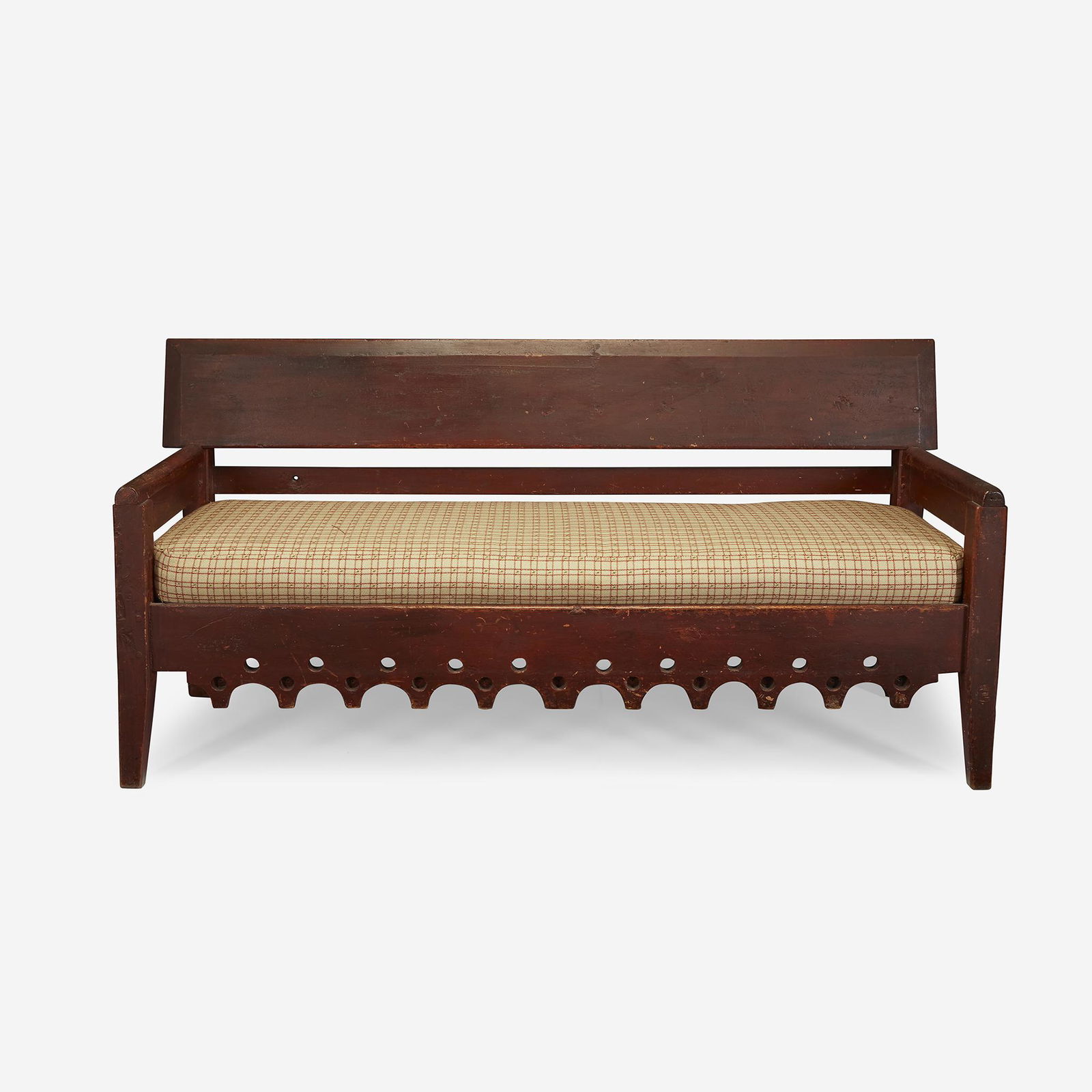 A Canadian painted sofa with pierced apron, circa 1840 (1 of 1)