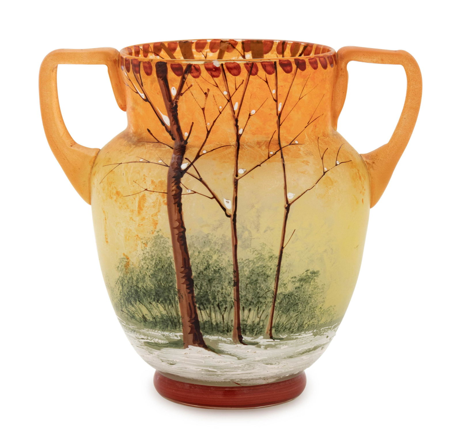 Legras  France, Early 20th Century Two-Handled Scenic (1 of 3)