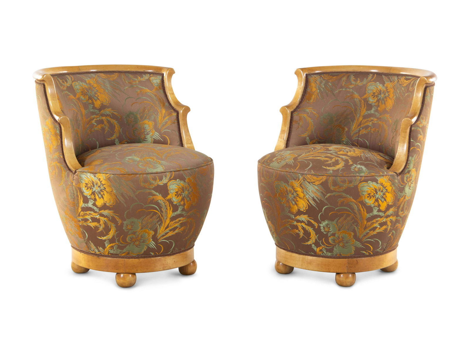 Art Deco Early 20th Century Pair of Club Chairs (1 of 3)