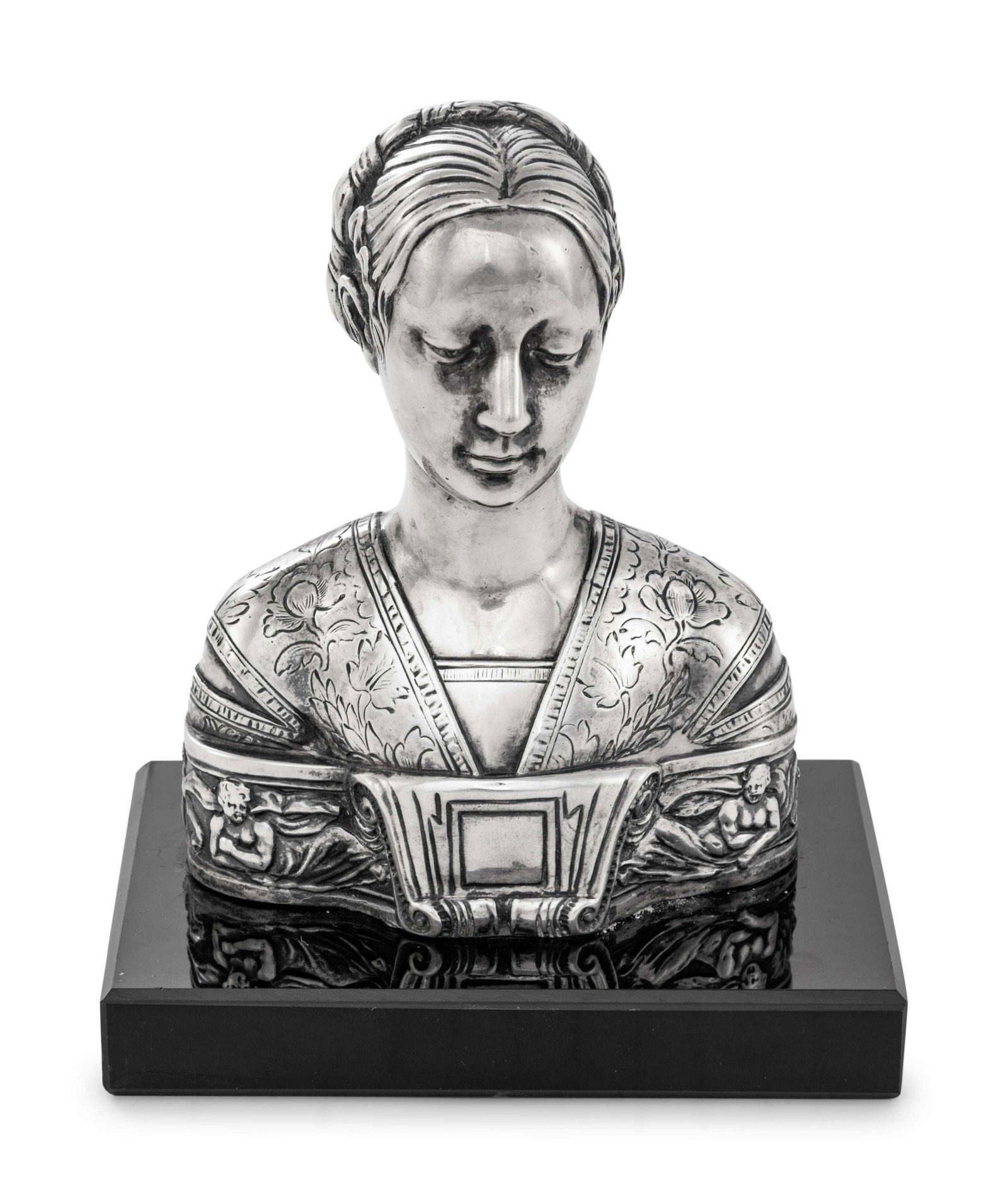 A German Silver Portrait Bust (1 of 3)