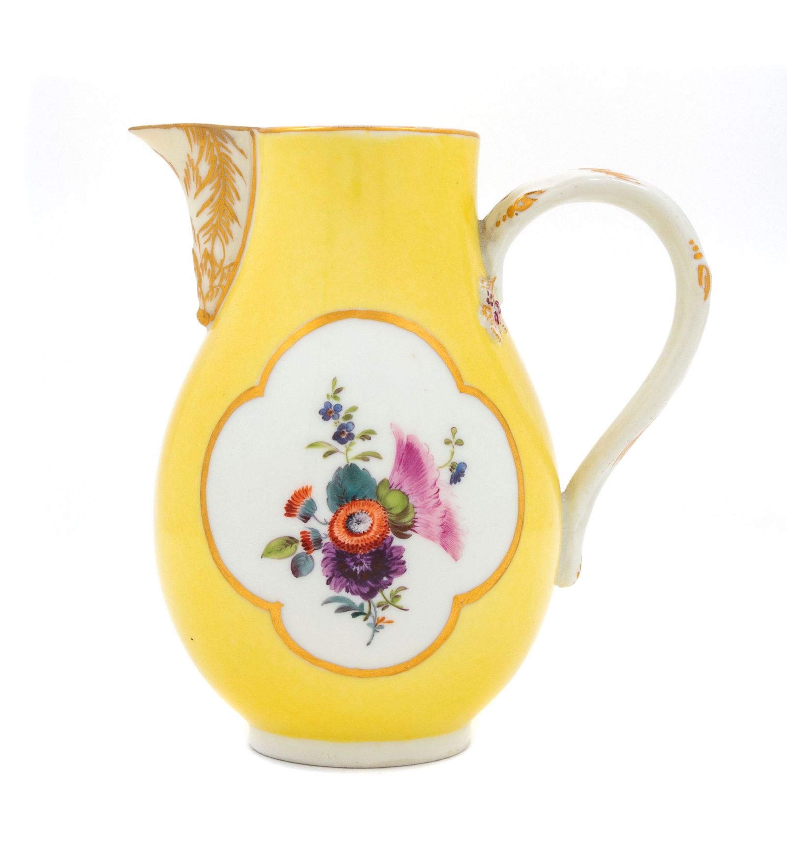 A Meissen Painted and Parcel Gilt Yellow Ground (1 of 3)