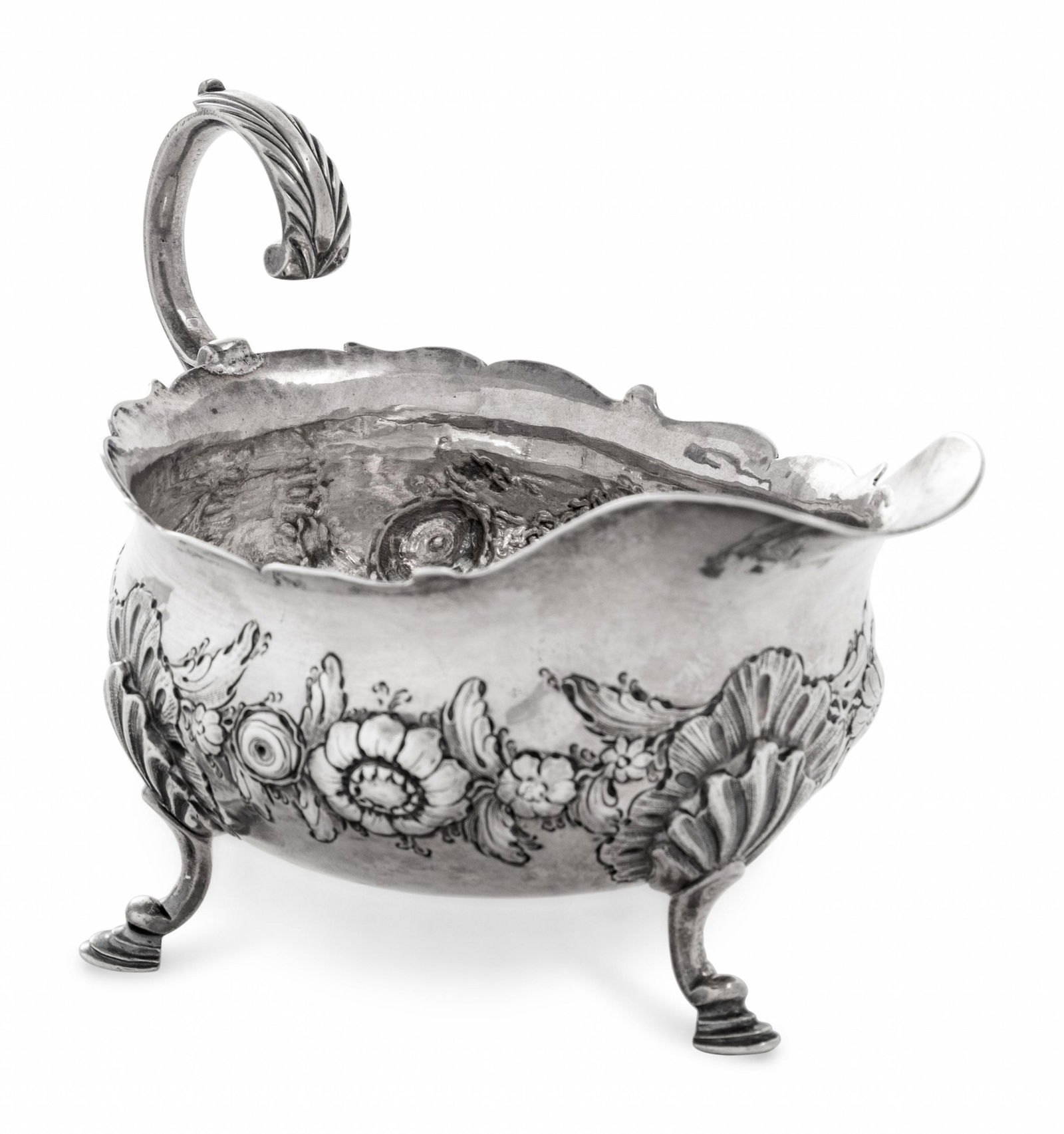 A George II Silver Sauce Boat (1 of 3)