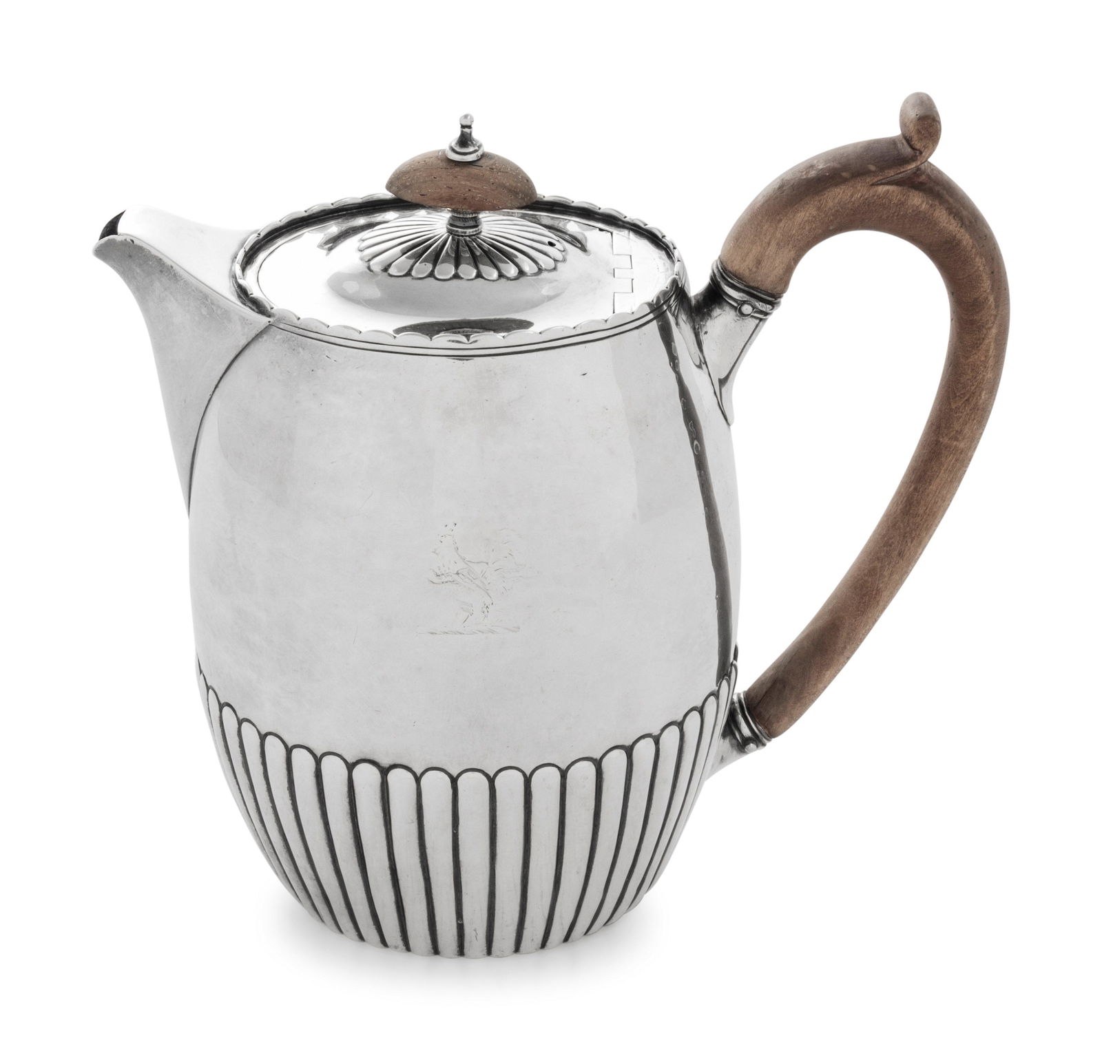 A George III Silver Hot Water Jug (1 of 4)