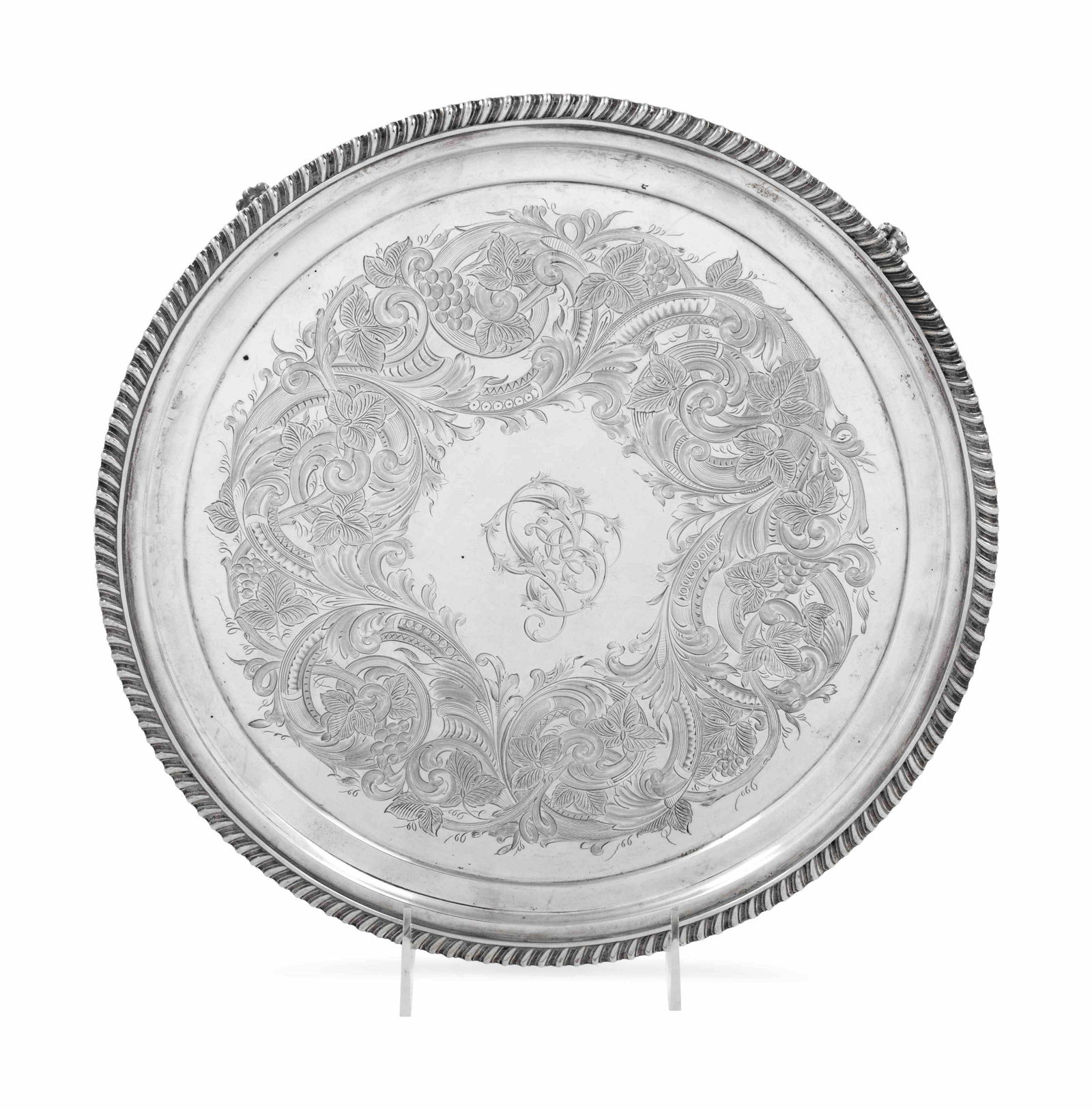 An American Coin Silver Salver (1 of 5)