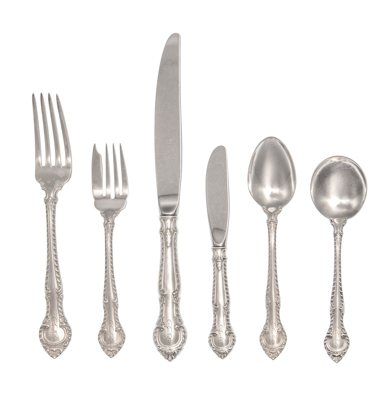 An American Silver Flatware Service (1 of 3)