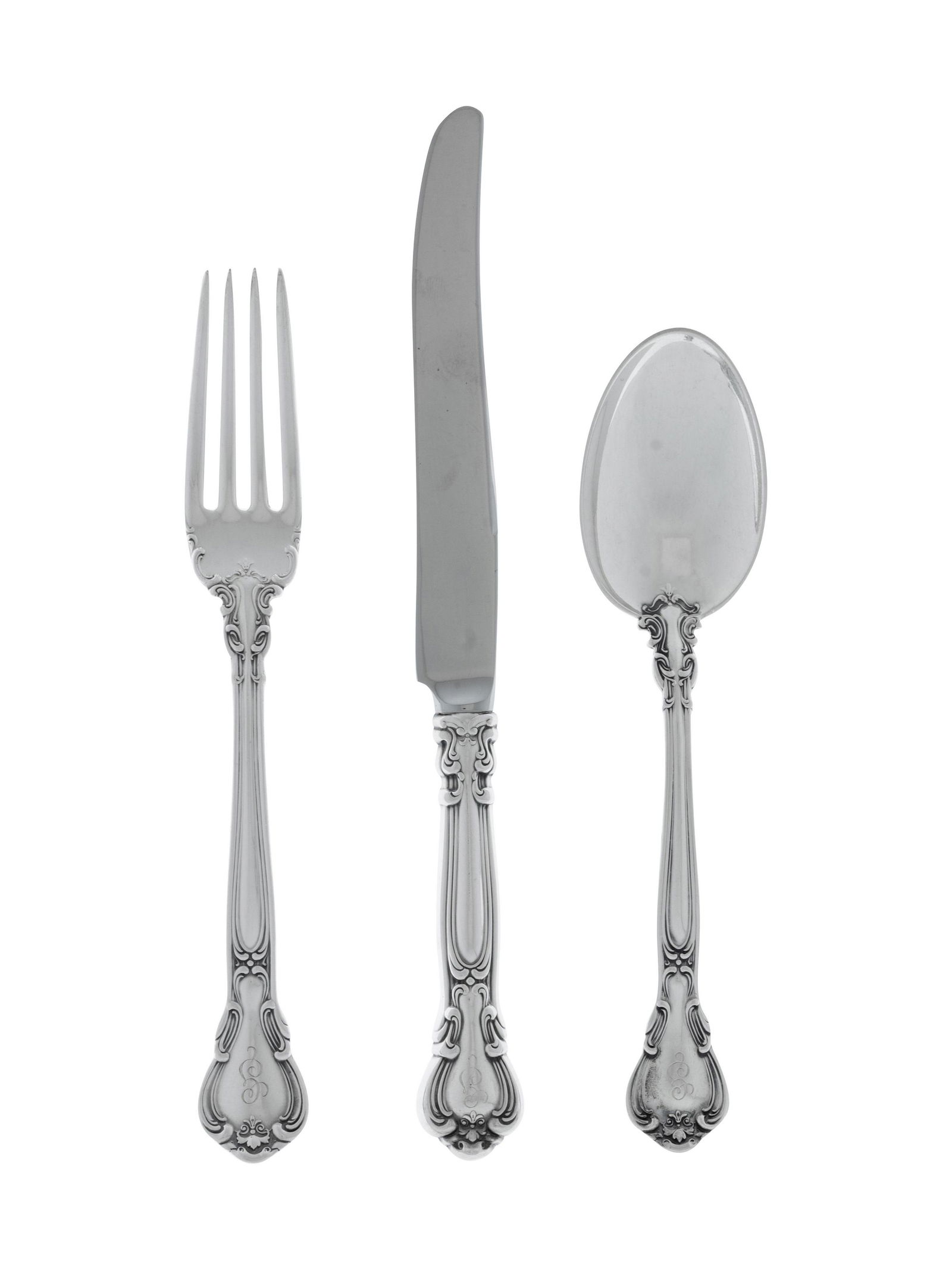An American Silver Flatware Service (1 of 2)