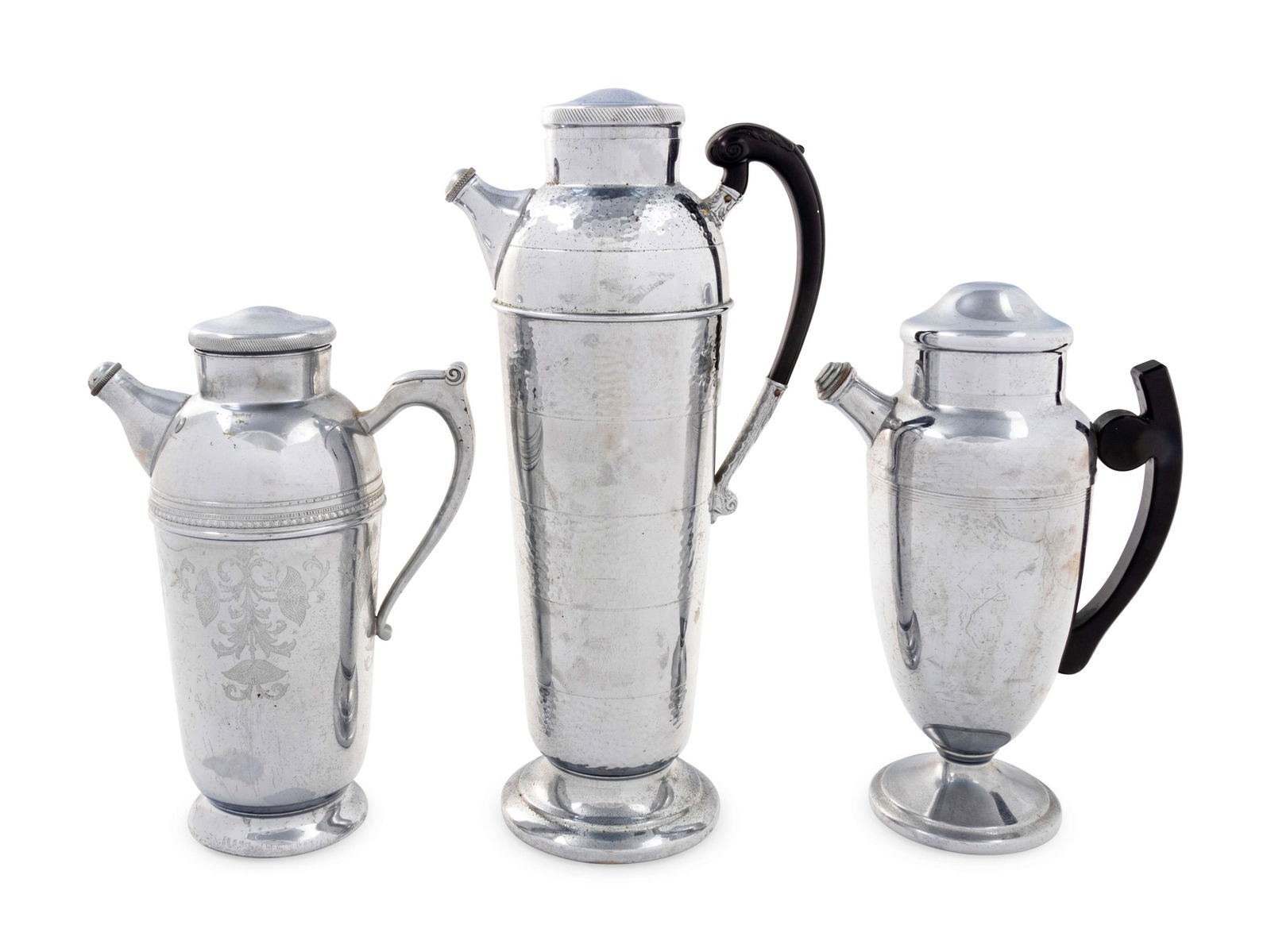 A Group of Three Cocktail Shakers (1 of 3)