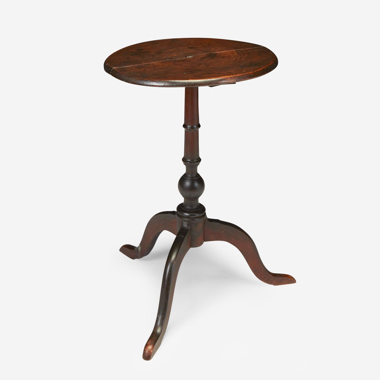 Queen Anne maple candlestand, late 18th century (1 of 1)