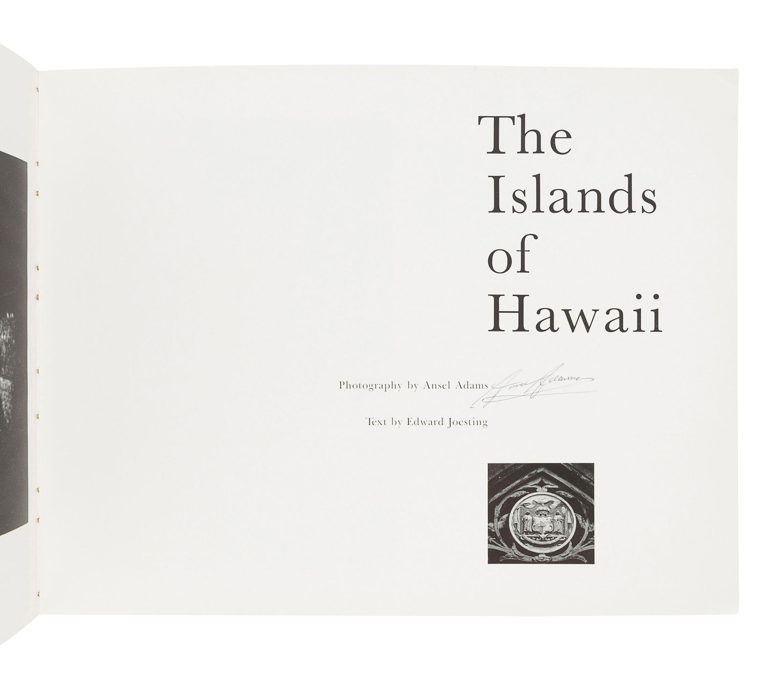 ADAMS, Ansel (1902-1984). -- JOESTING, Edward. The (1 of 3)
