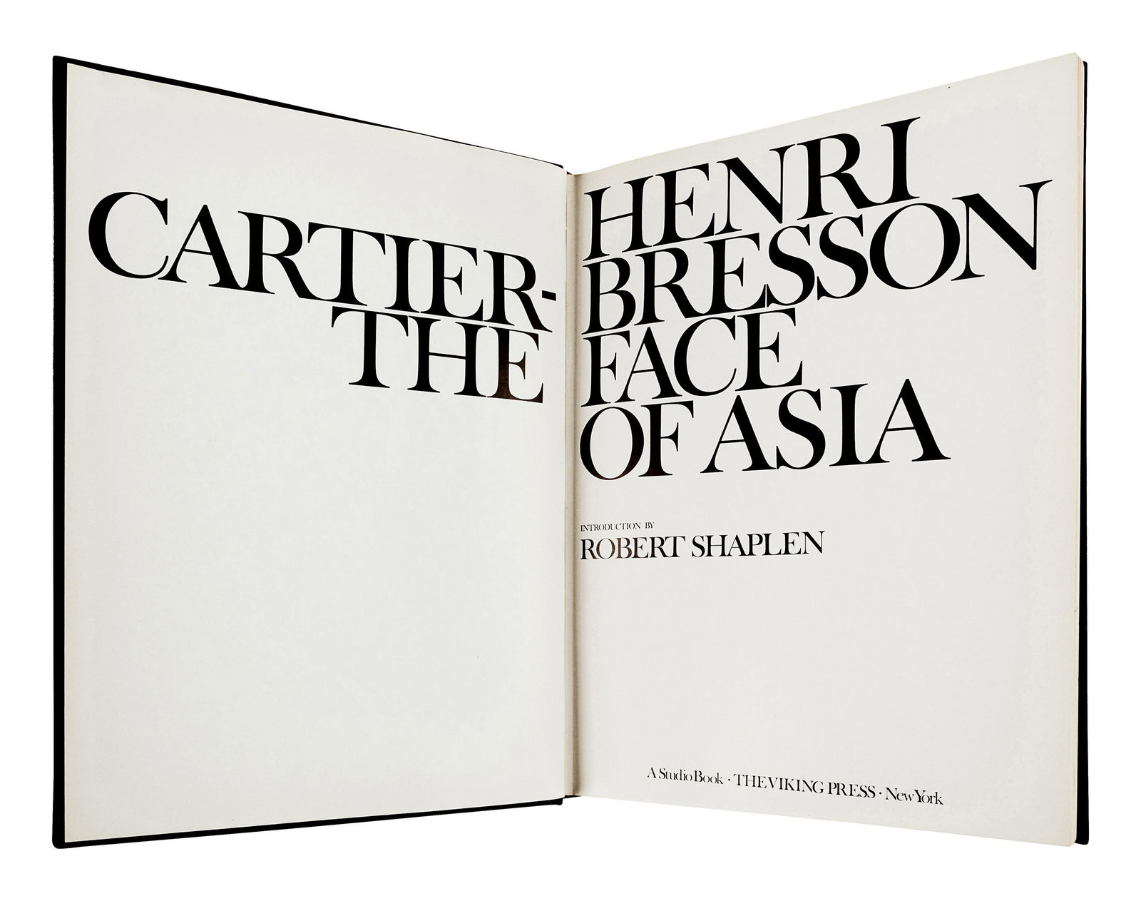 CARTIER-BRESSON, Henri (1908-2004). The Face of Asia. (1 of 3)