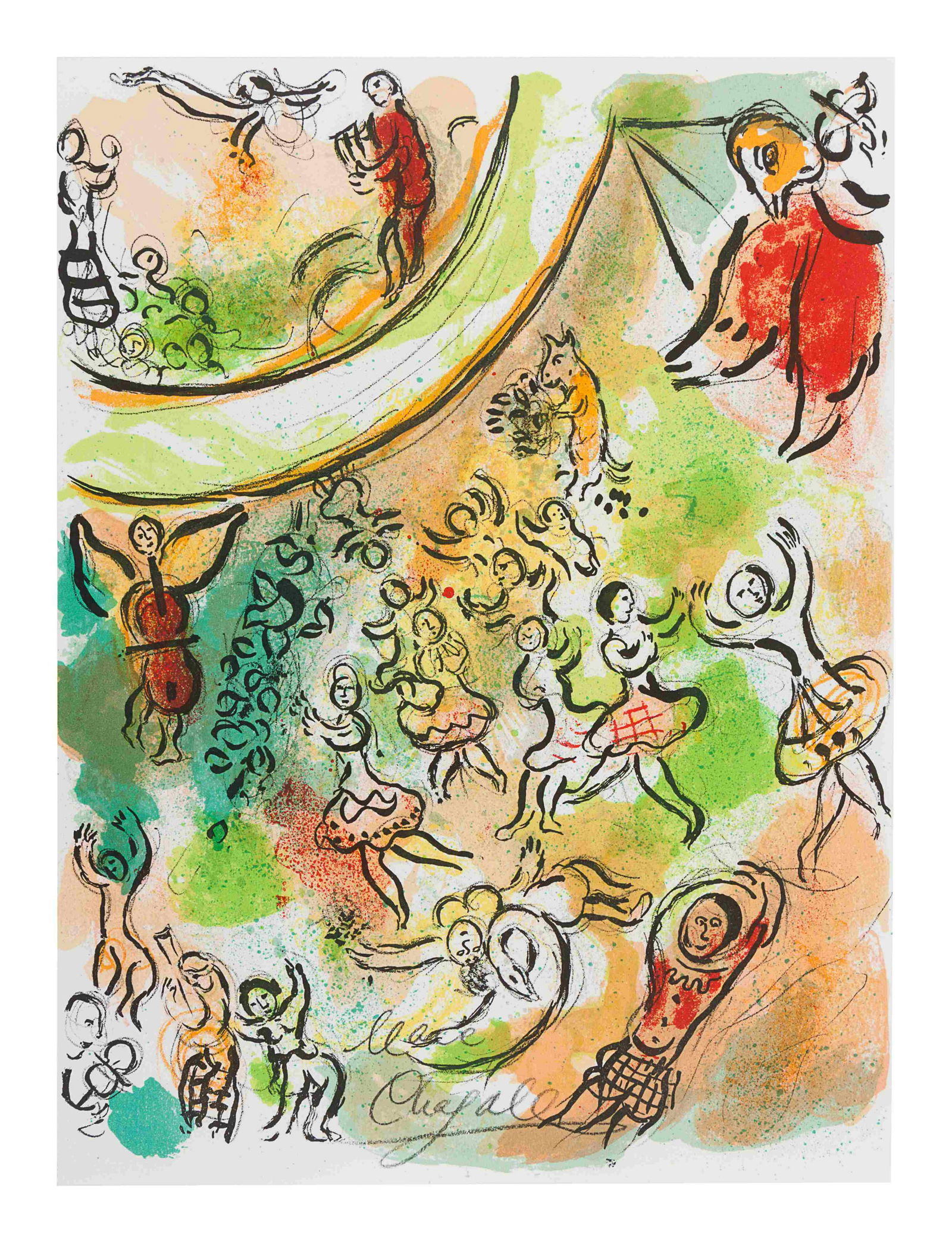 CHAGALL, Marc (1887-1995). -- LASSAIGNE, Jacques. Le (1 of 4)