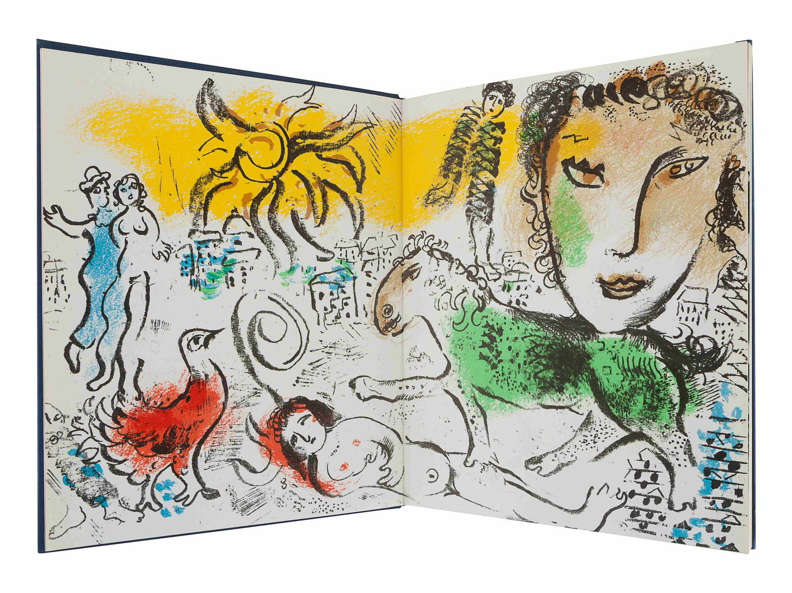 CHAGALL, Marc (1887-1995). -DI SAN LAZARRO, Gualtieri, (1 of 3)