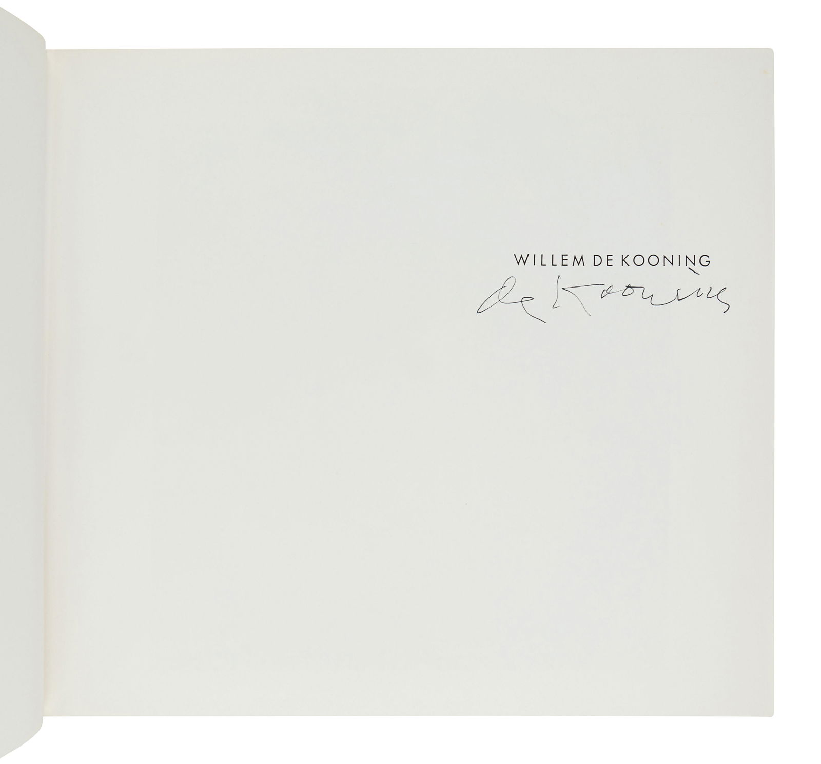 [DE KOONING, Willem (1904-1997)]. ROSENBERG, Harold. De (1 of 3)