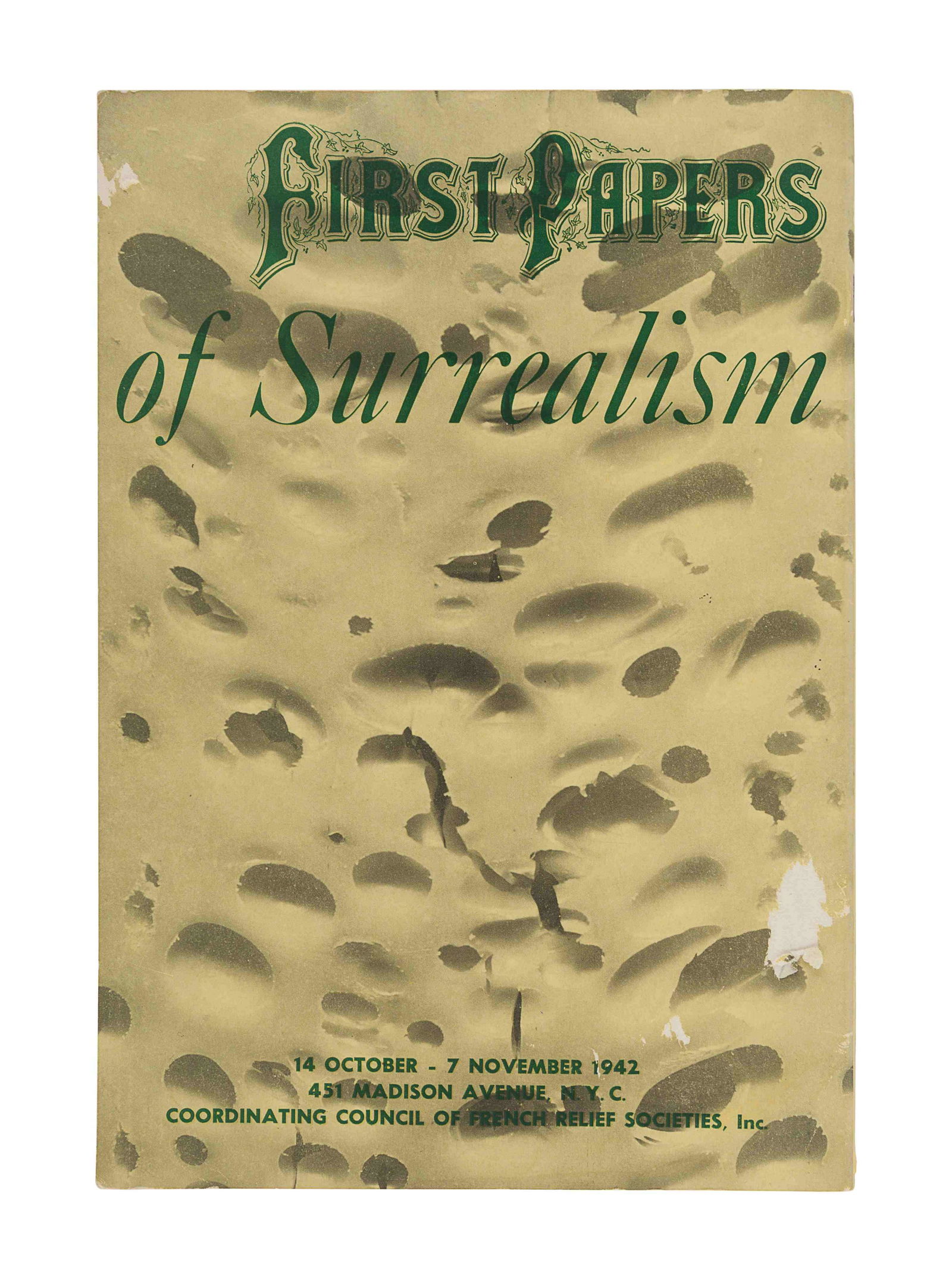 DUCHAMP, Marcel (1887-1968). --† BRETON, Andre, (1 of 1)