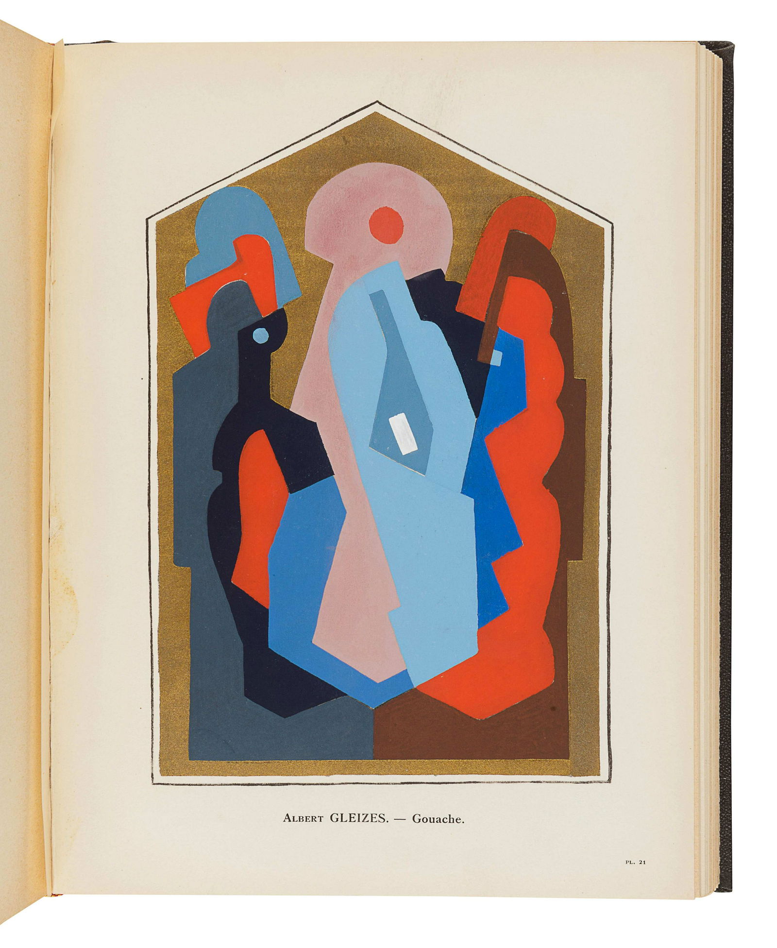 JANNEAU, Guillaume (1887-1981). L'Art Cubiste. Paris:: JANNEAU, Guillaume (1887-1981). L'Art Cubiste. Paris: Editions D'Art Charles Moreau, 1929. 10 1/2 x 8 inches, 111pp. 48 plates. Later black cloth with original wrapper mounted to upper cover.†FI