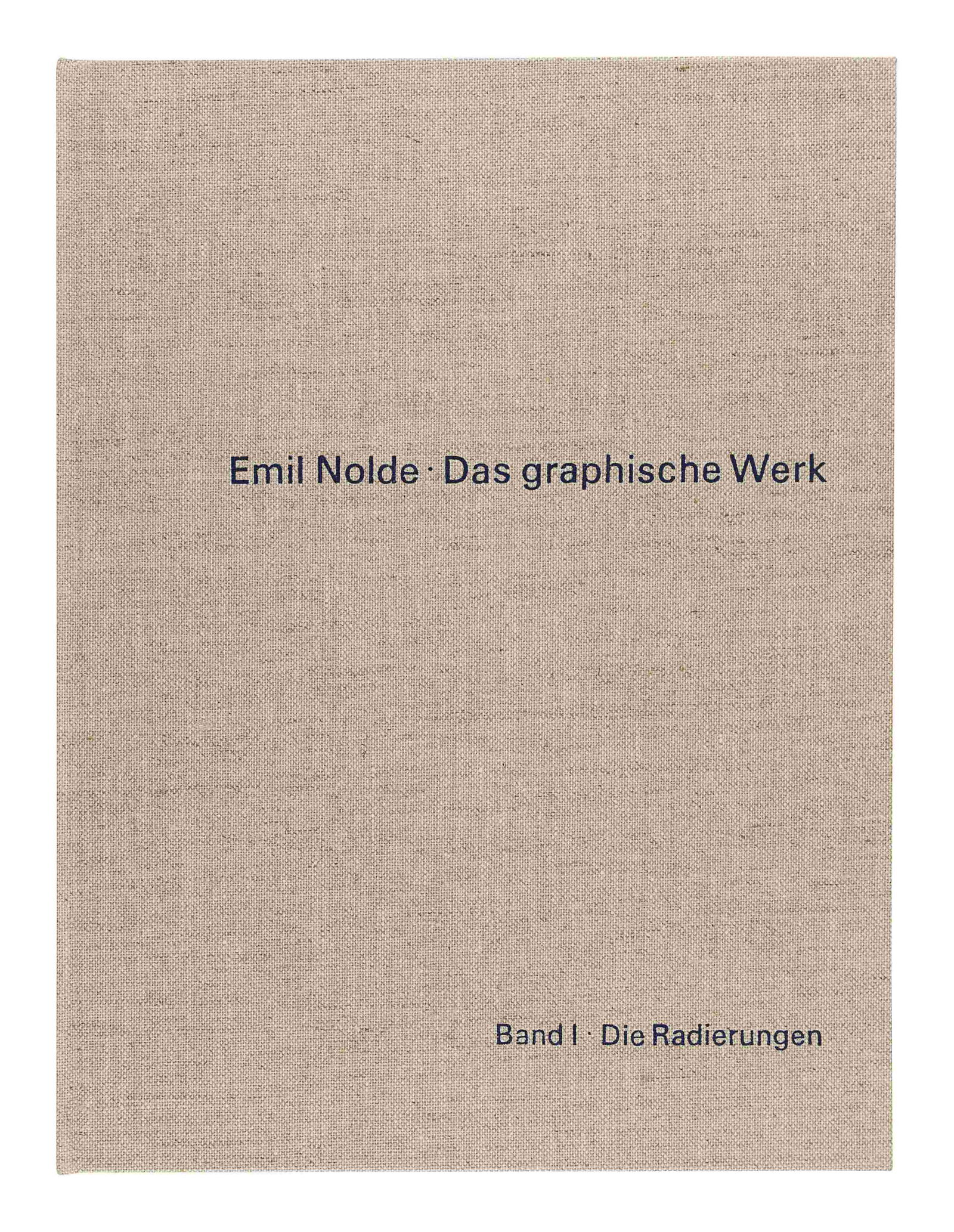 [NOLDE, Emil (1867-1956)]. SCHIEFLER, von Gustav. Emil (1 of 2)
