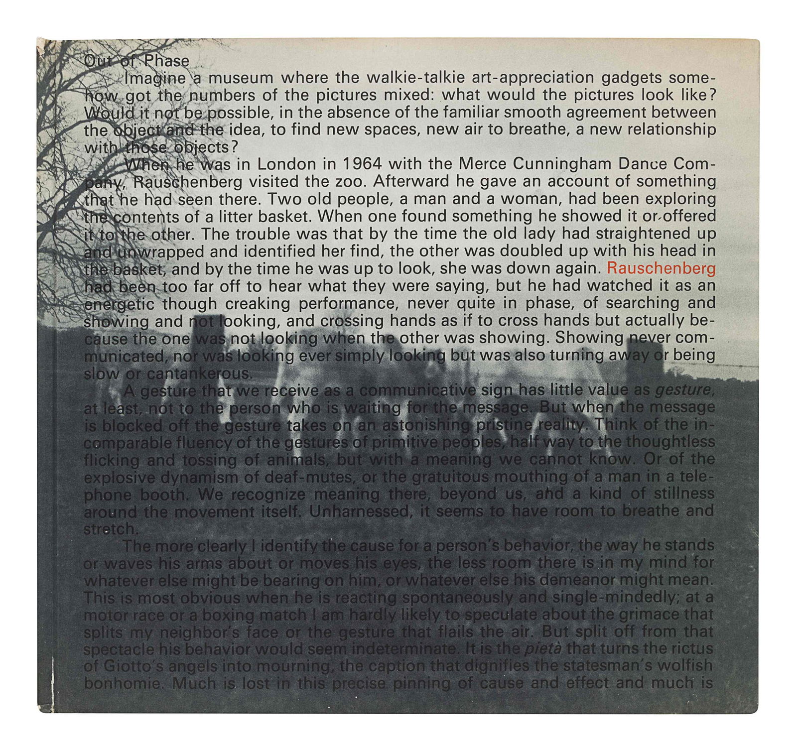 [RAUSCHENBERG, Robert (1925-2008)]. FORGE, Andrew. (1 of 2)