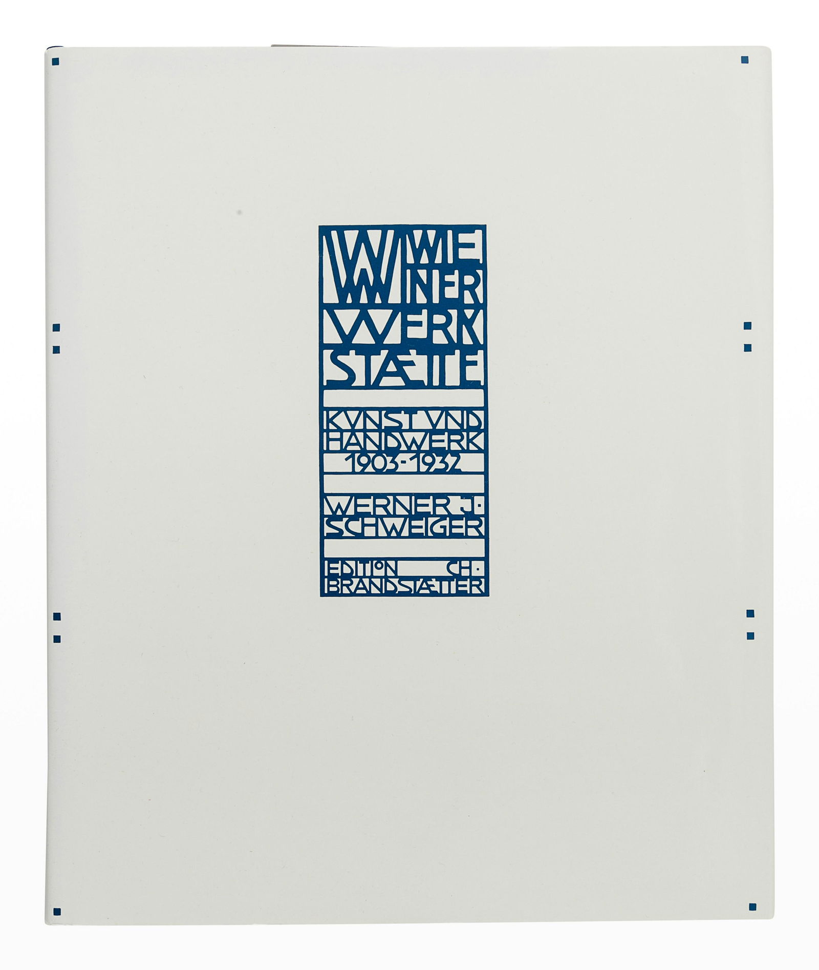 SCHWEIGER, Werner J. Wiener Werkstaette. Kunst Und (1 of 2)