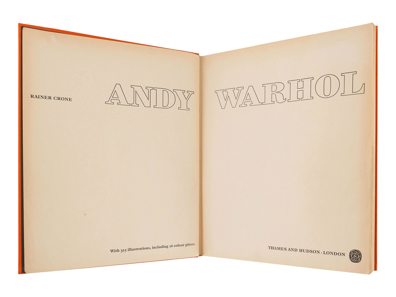 [WARHOL, Andy (1928-1987)]. CRONE, Rainer. Andy Warhol. (1 of 2)