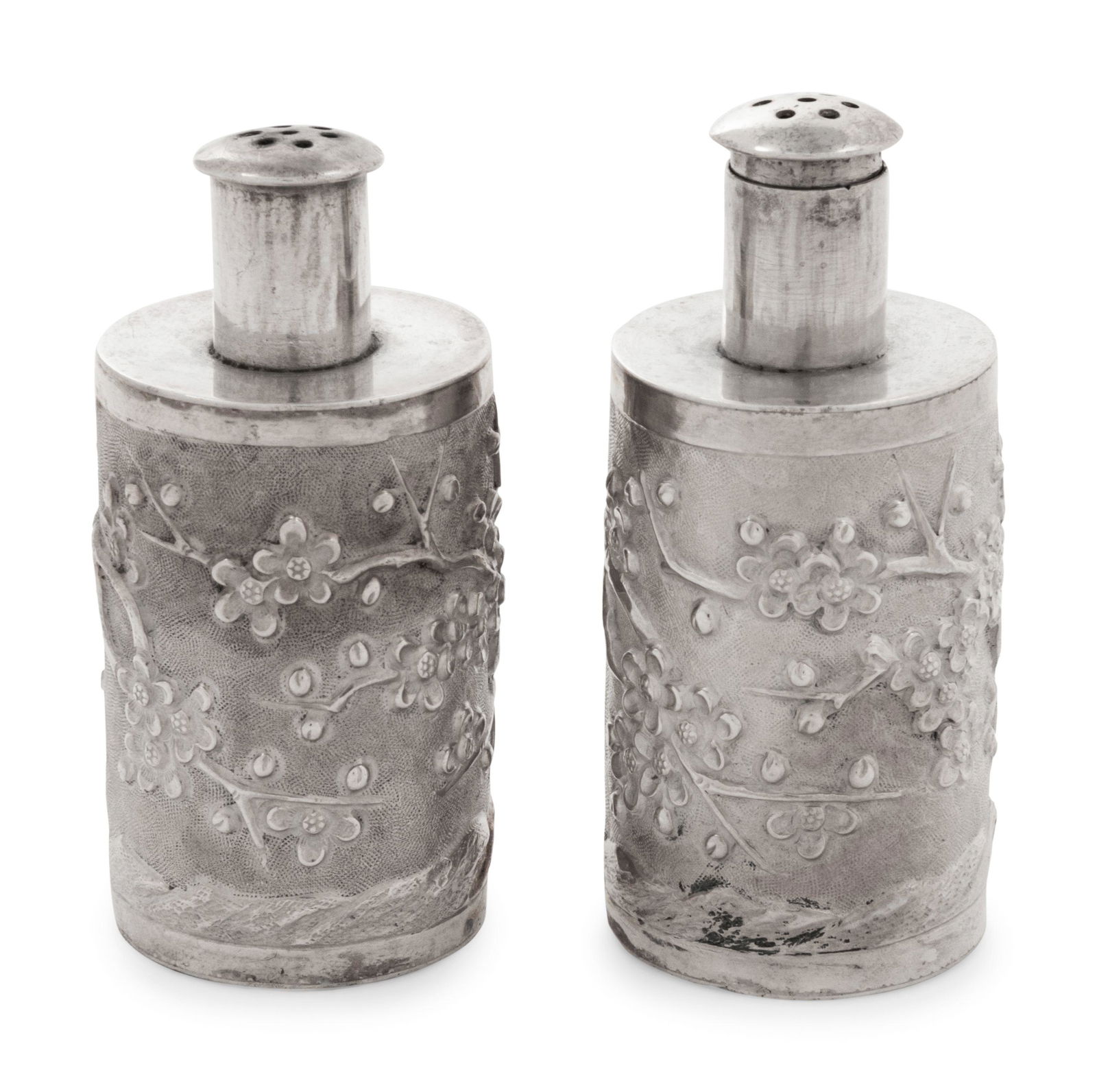 A Set of Chinese Export Silver Salt and Pepper Shakers (1 of 3)