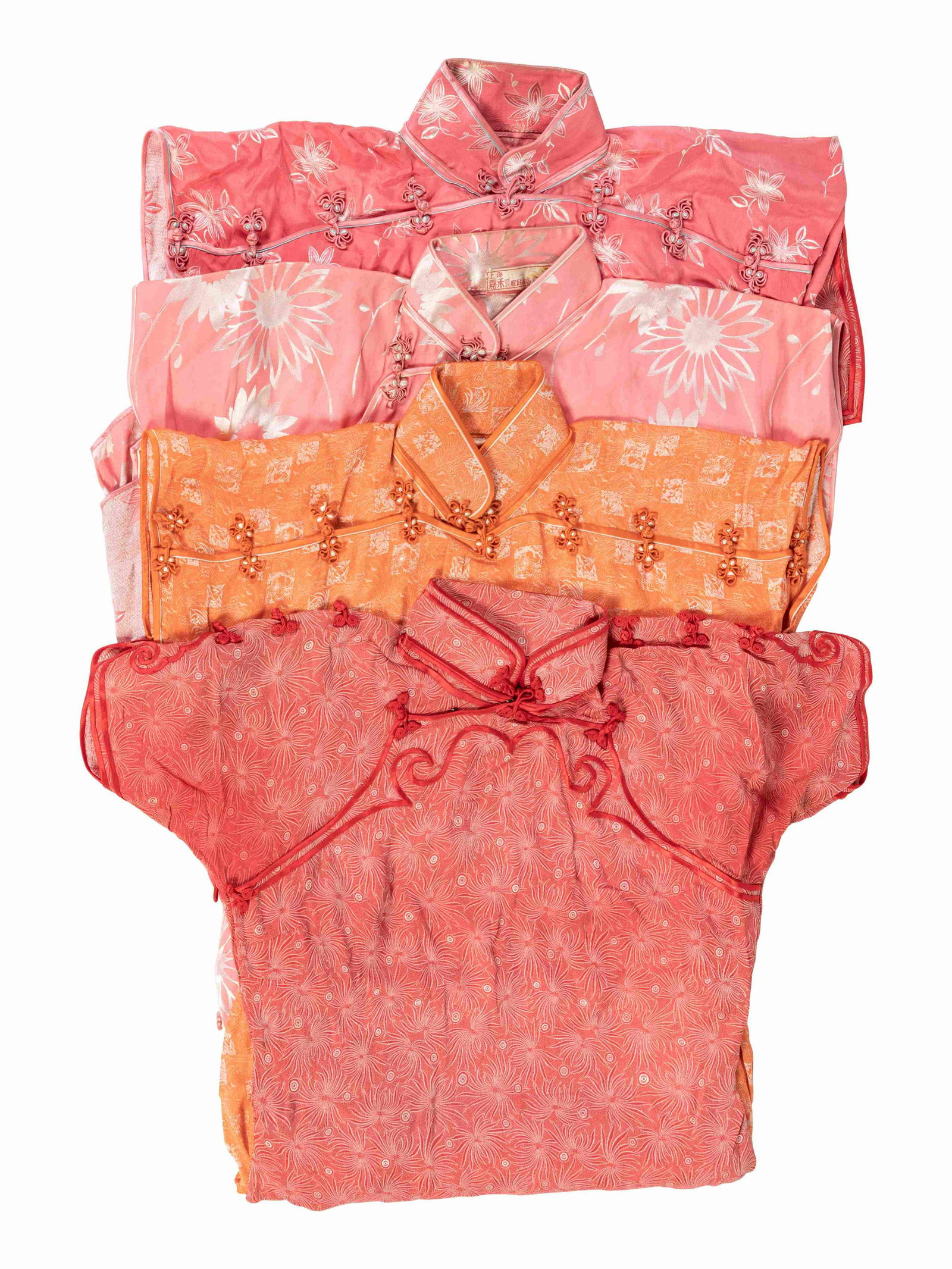 Four Chinese Silk Woven Lady's Cheongsams,  Qipao (1 of 5)