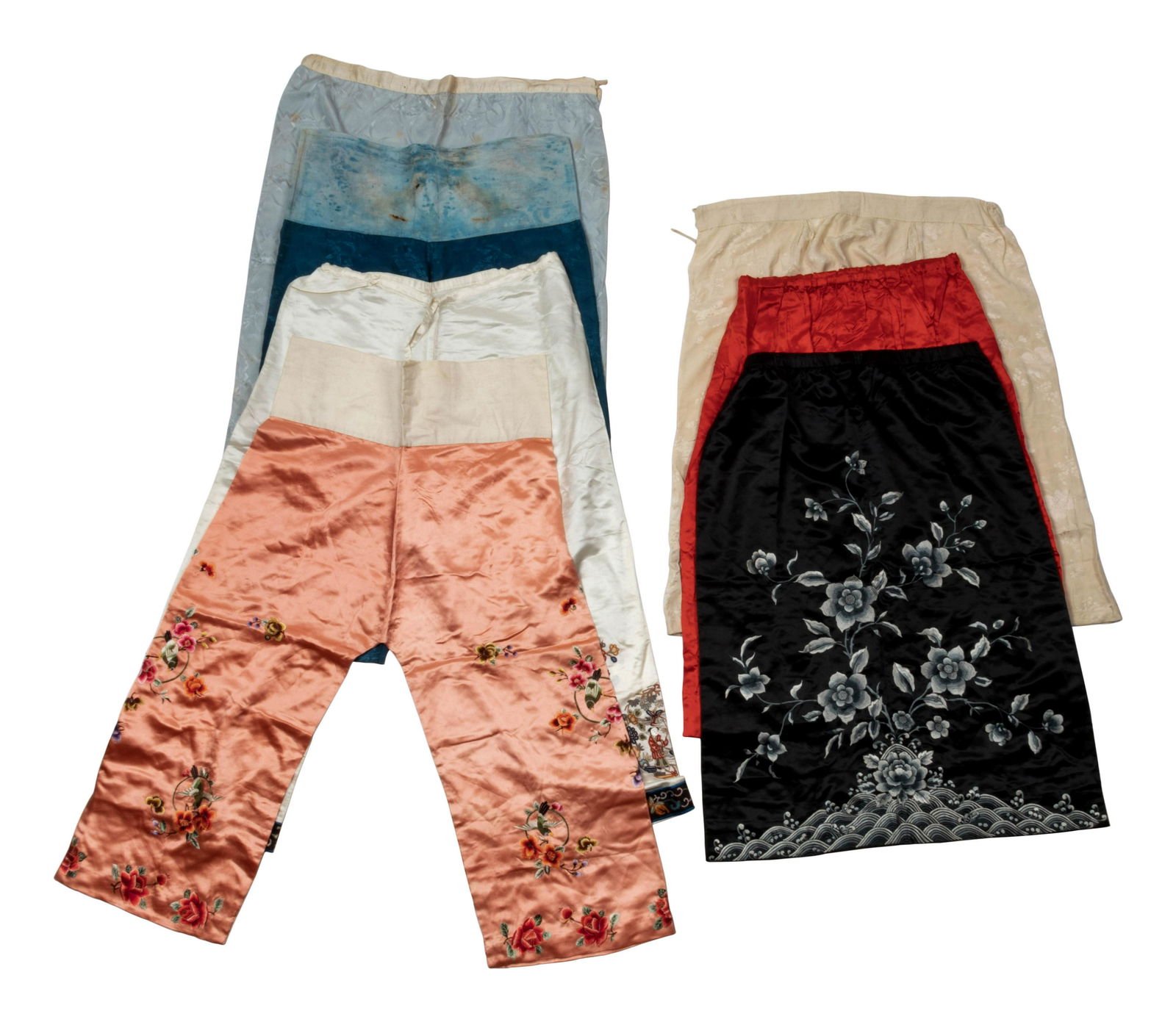 11 Chinese Embroidered and Woven Silk Clothing Articles (1 of 13)