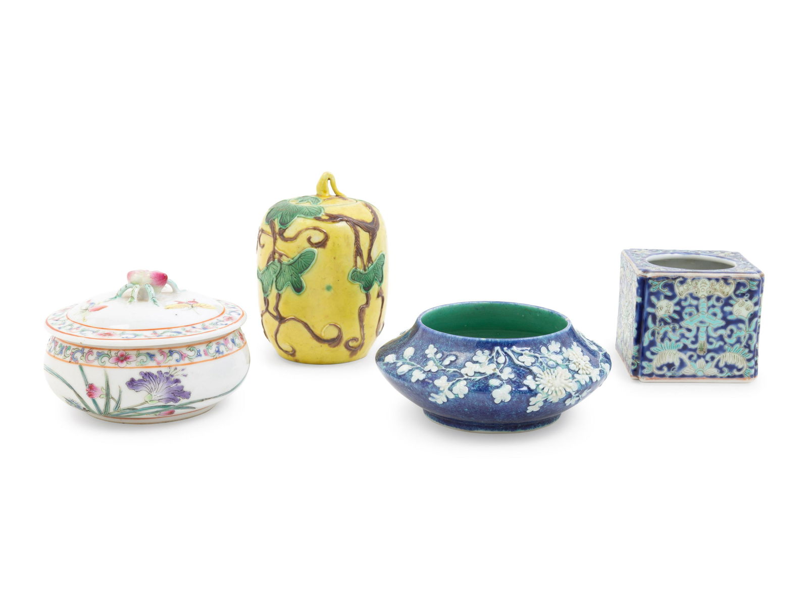 Four Chinese Porcelain Scholar's Objects (1 of 4)
