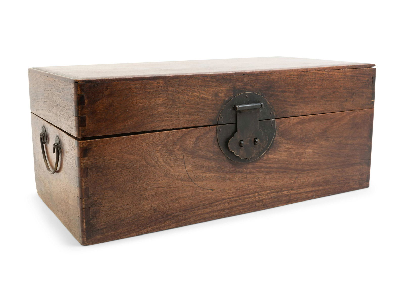 A Chinese  Huanghuali  Rectangular Document Box (1 of 3)