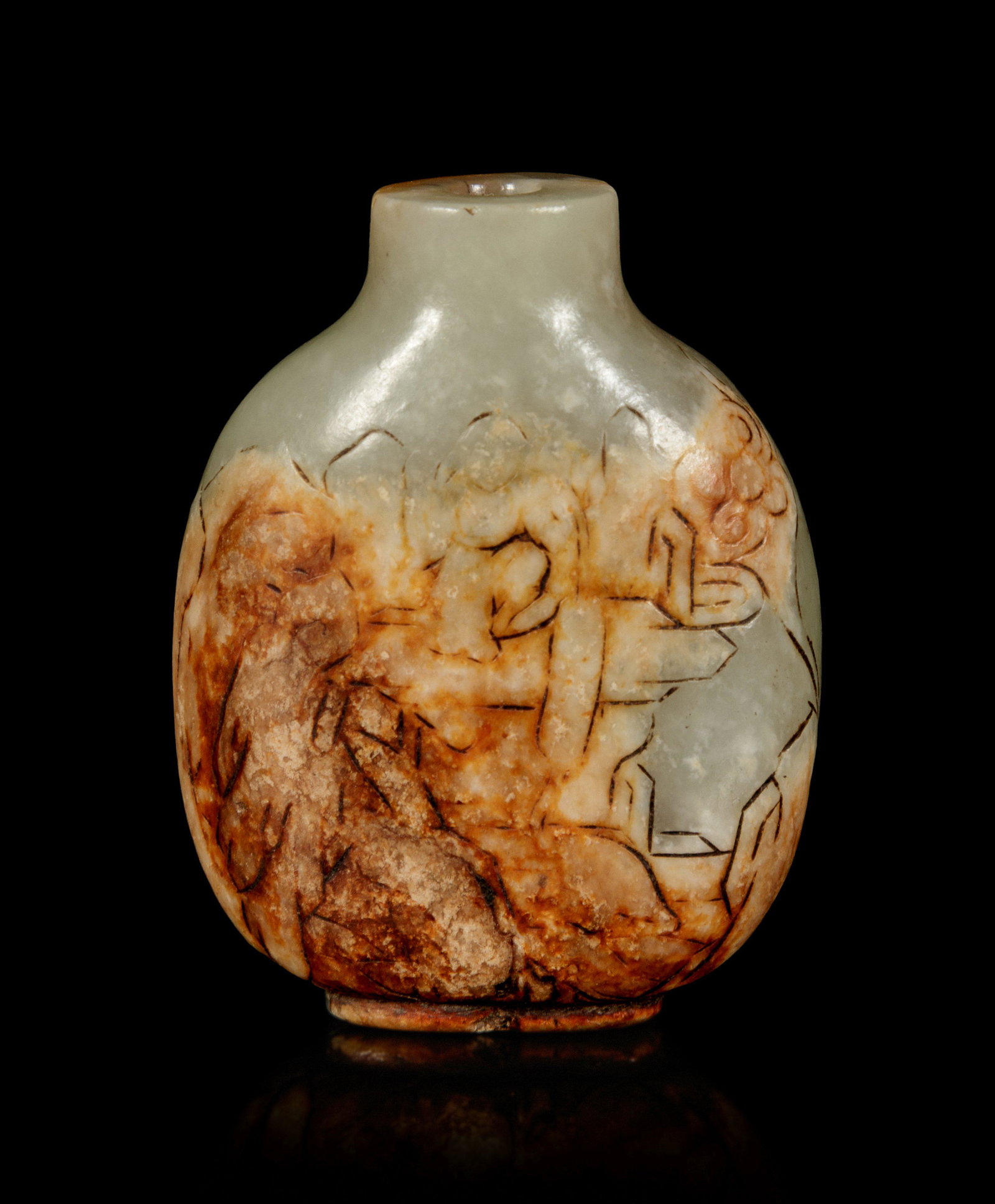 A Yellow Jade Snuff Bottle (1 of 4)