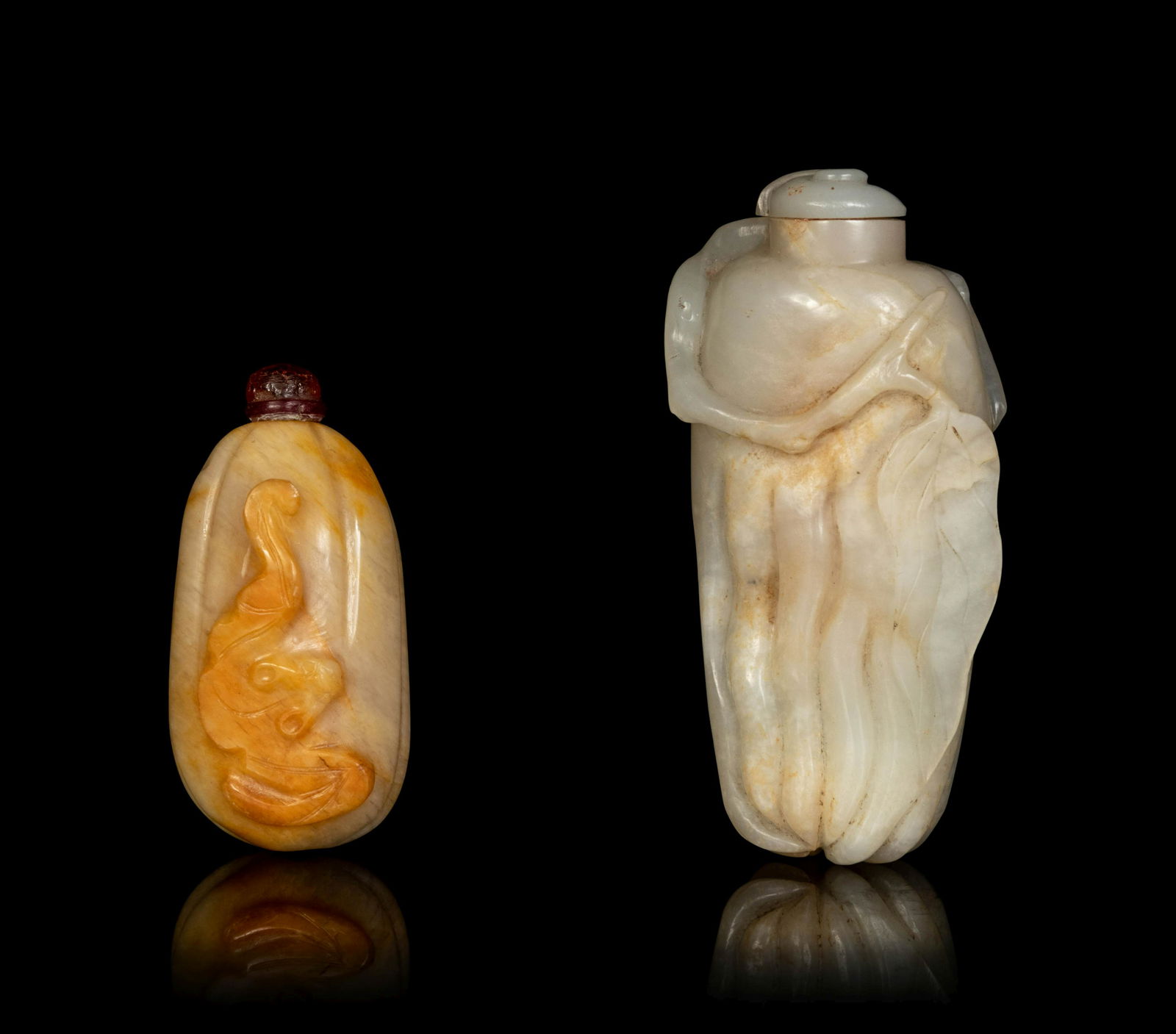 Two Chinese Jade Snuff Bottles (1 of 2)