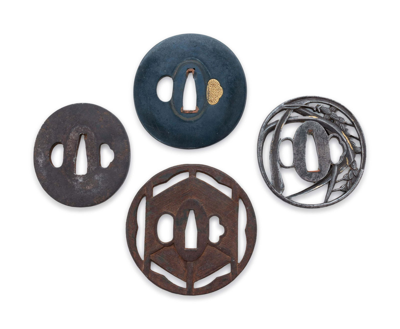 Four Japanese Tsuba (1 of 2)