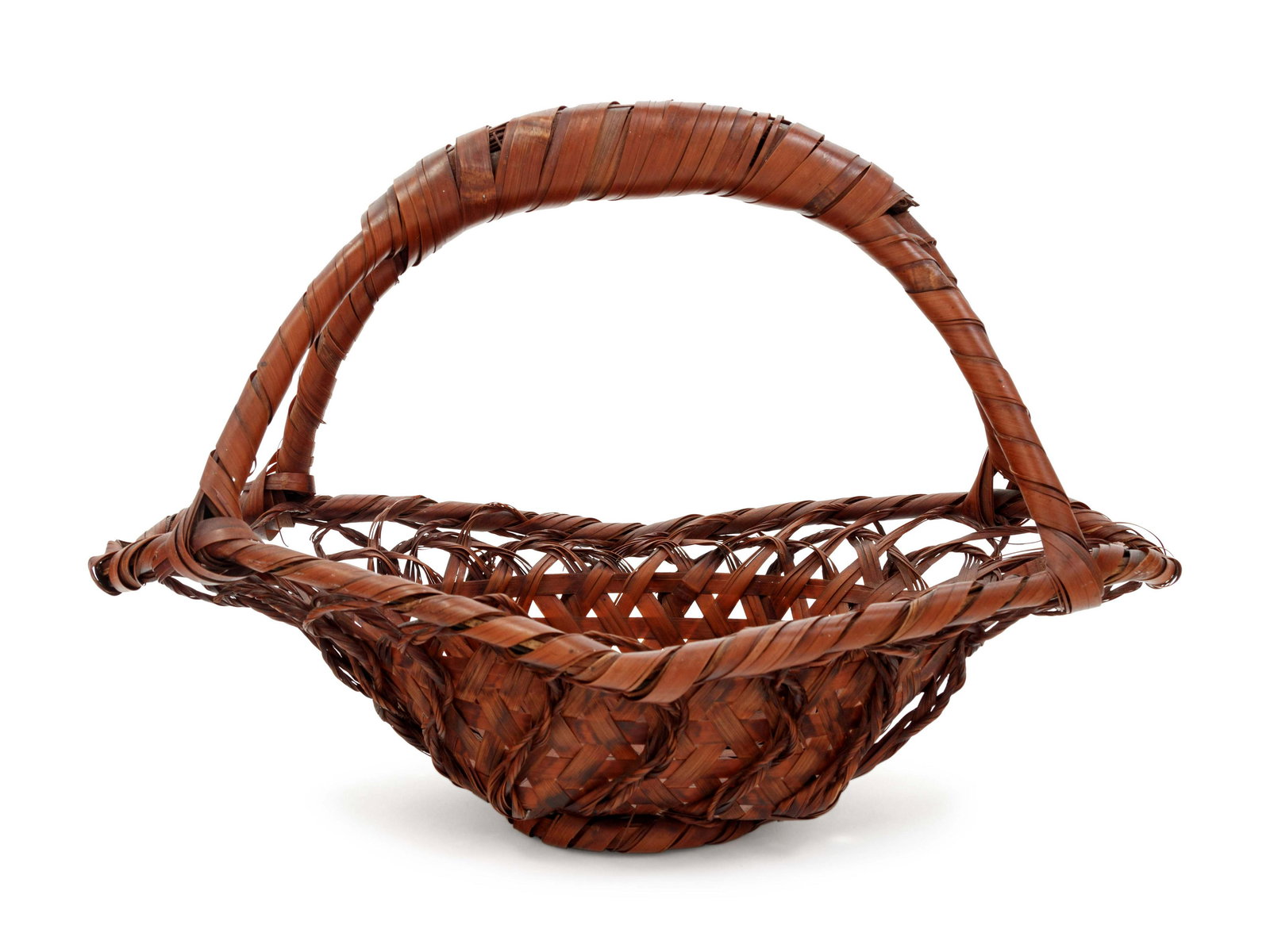 A Japanese Bamboo Flower Arranging Basket (1 of 4)