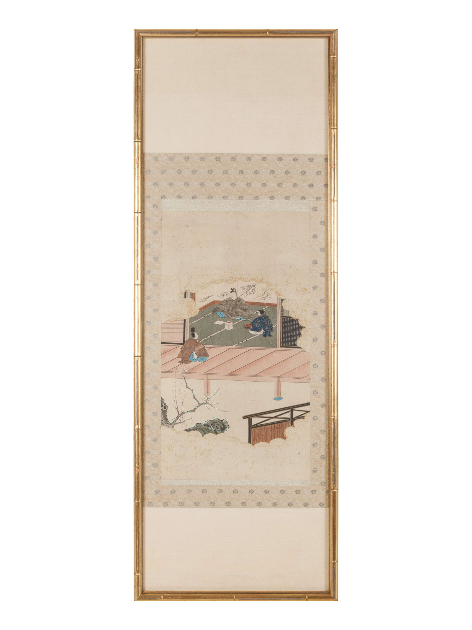 Four Japanese Ink and Color Paintings on Paper (1 of 8)