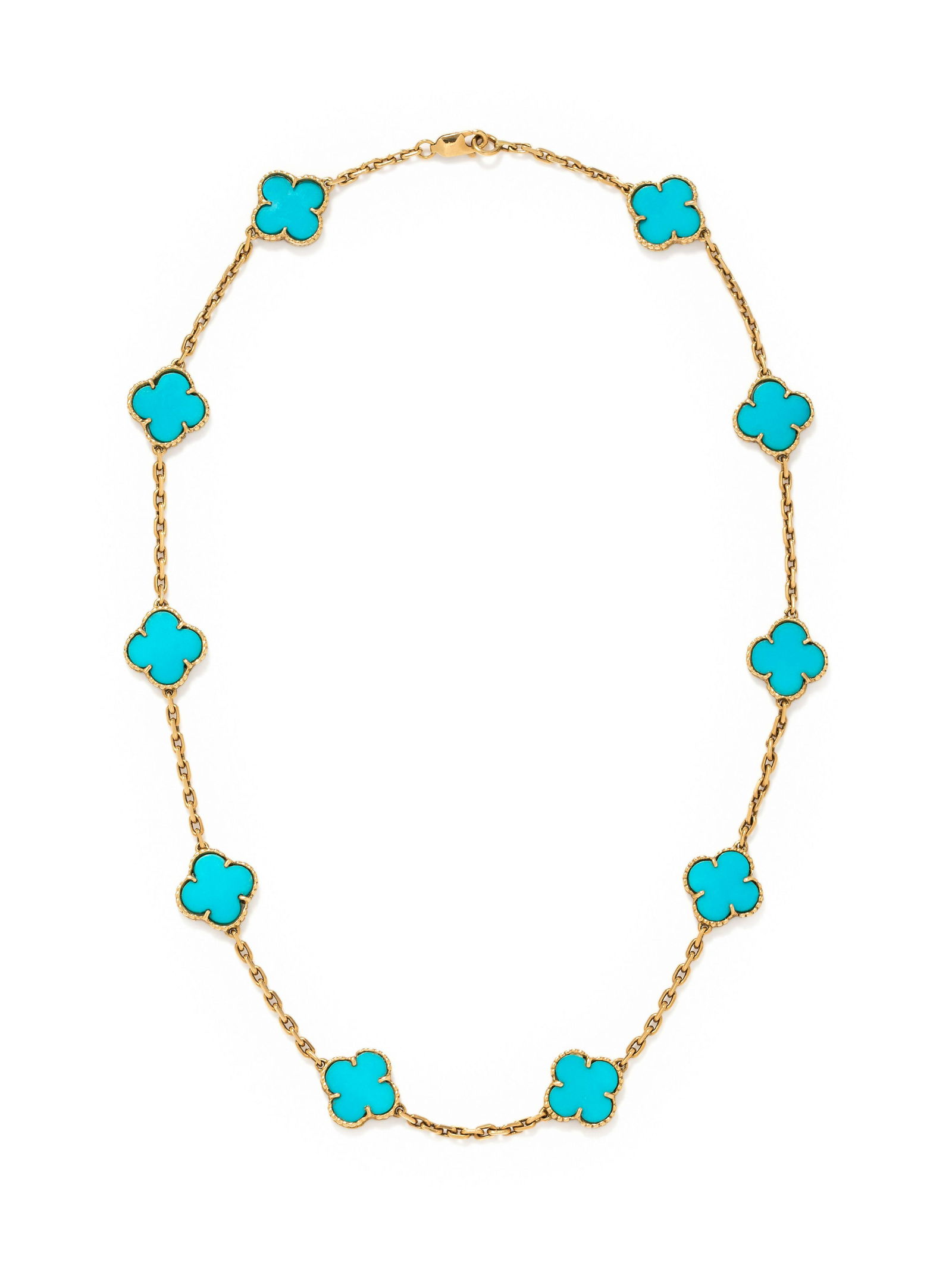 VAN CLEEF & ARPELS, YELLOW GOLD AND TURQUOISE (1 of 4)