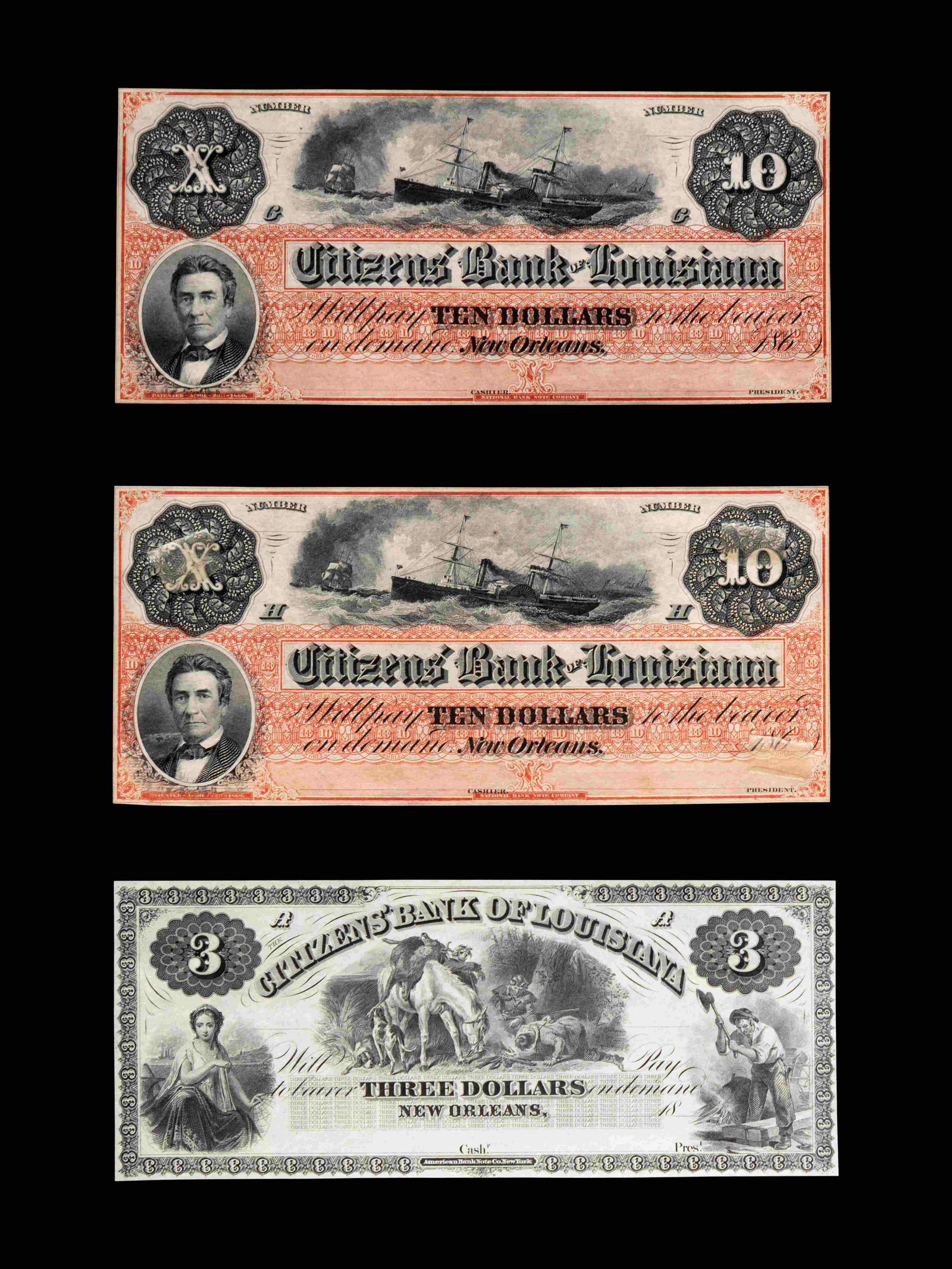 [OBSOLETE: Louisiana] Three Citizens Bank of Louisiana (1 of 2)