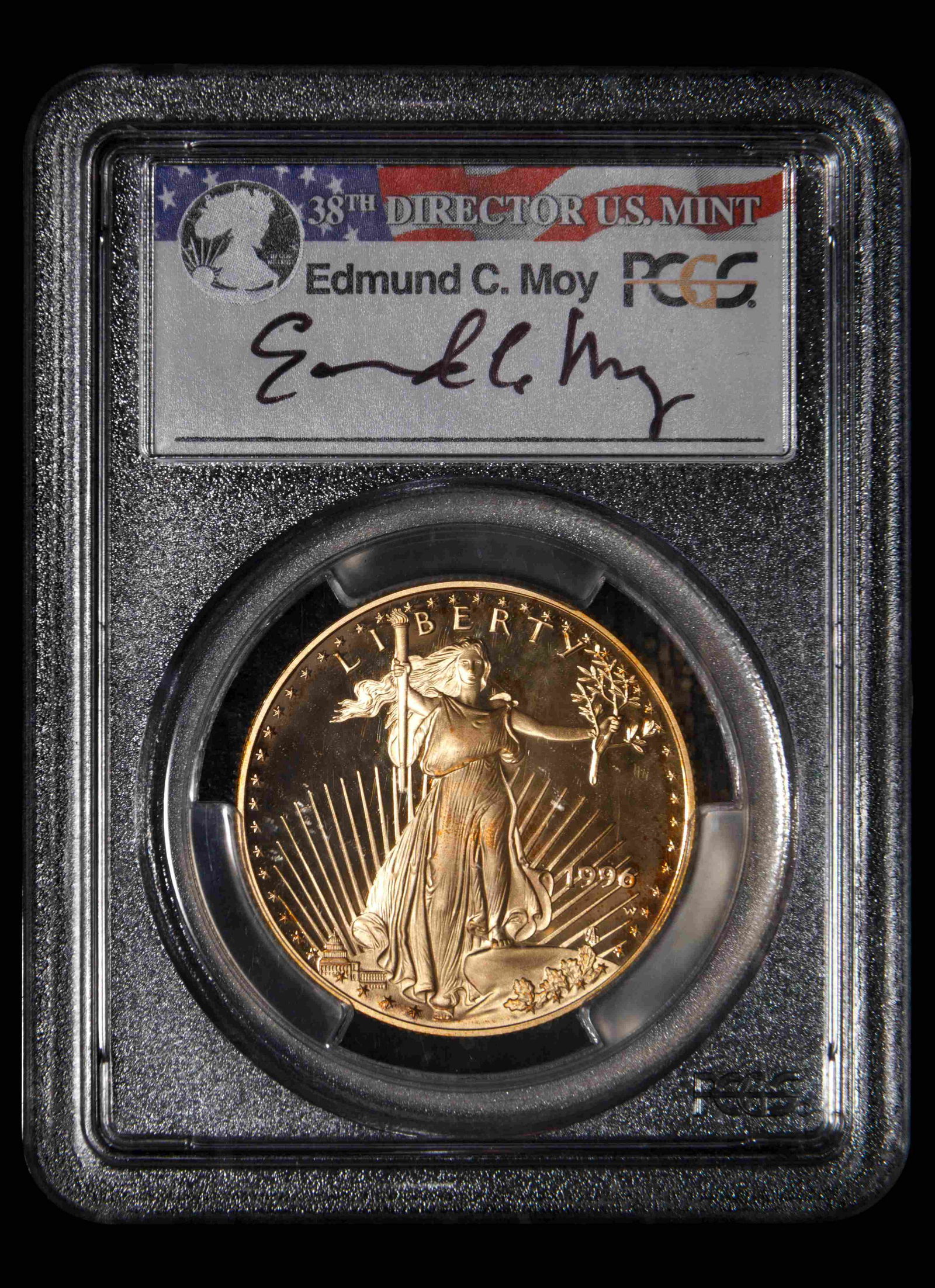 A 1996 Gold Eagle $50 Proof (PCGS PF70 DCAM) (1 of 2)