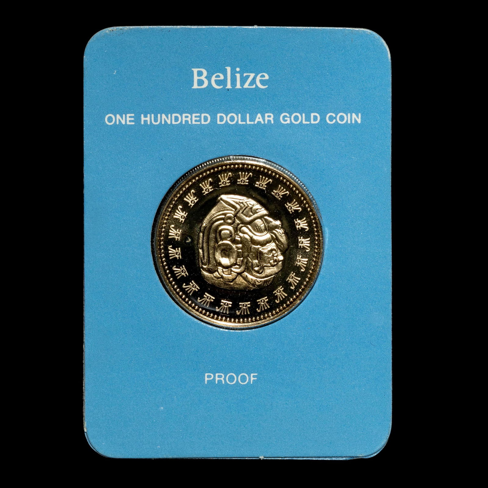 A 1977 Belize Issued Franklin Mint Struck $100 Gold (1 of 2)