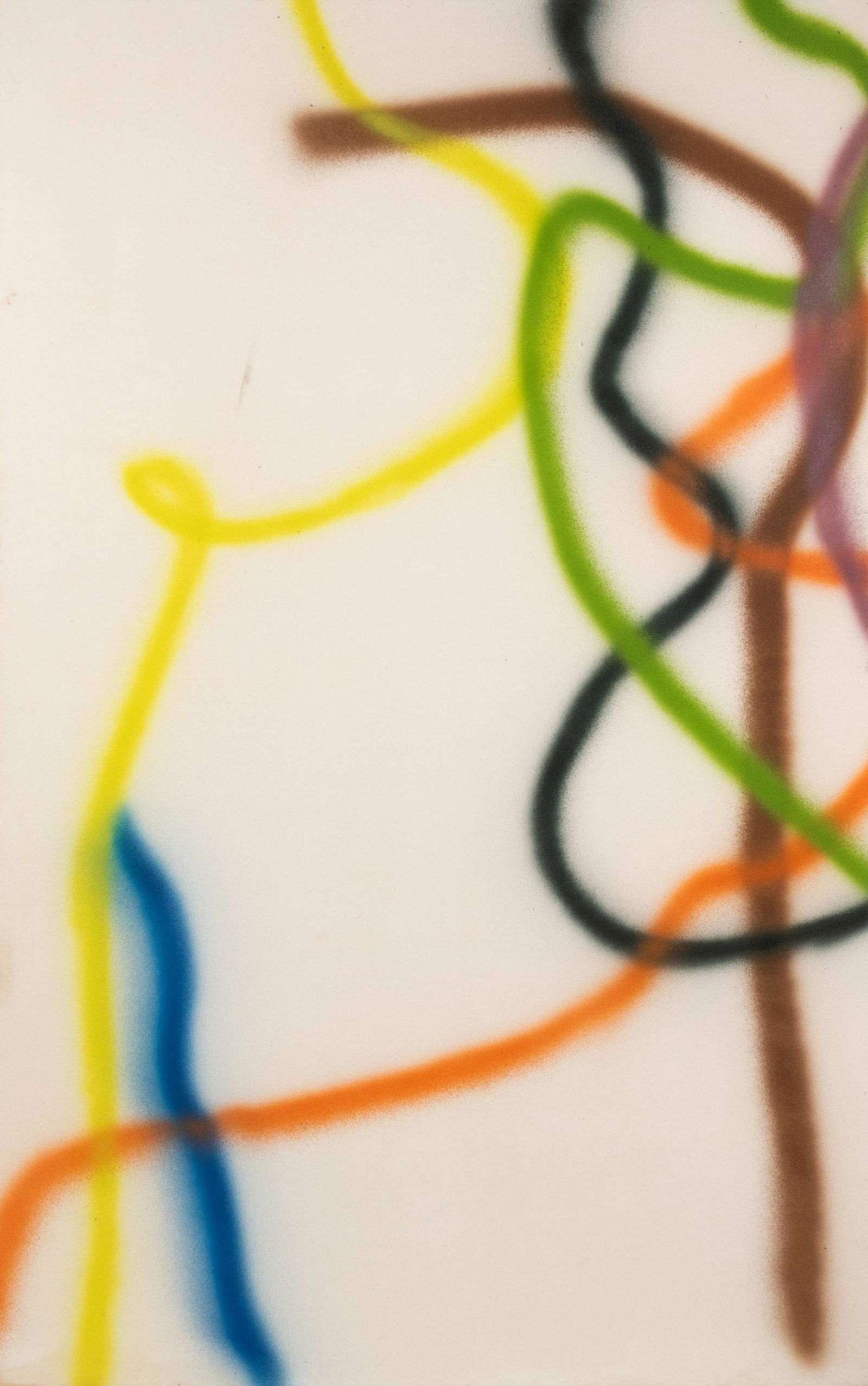 Dan Christensen (American, 1942-2007) Altair, 1969: Dan Christensen (American, 1942-2007) Altair, 1969 acrylic on canvas titled and dated (verso) 84 x 53 inches. Provenance: Andre Emmerich Gallery, New York Property from the Collections of Webster Univ