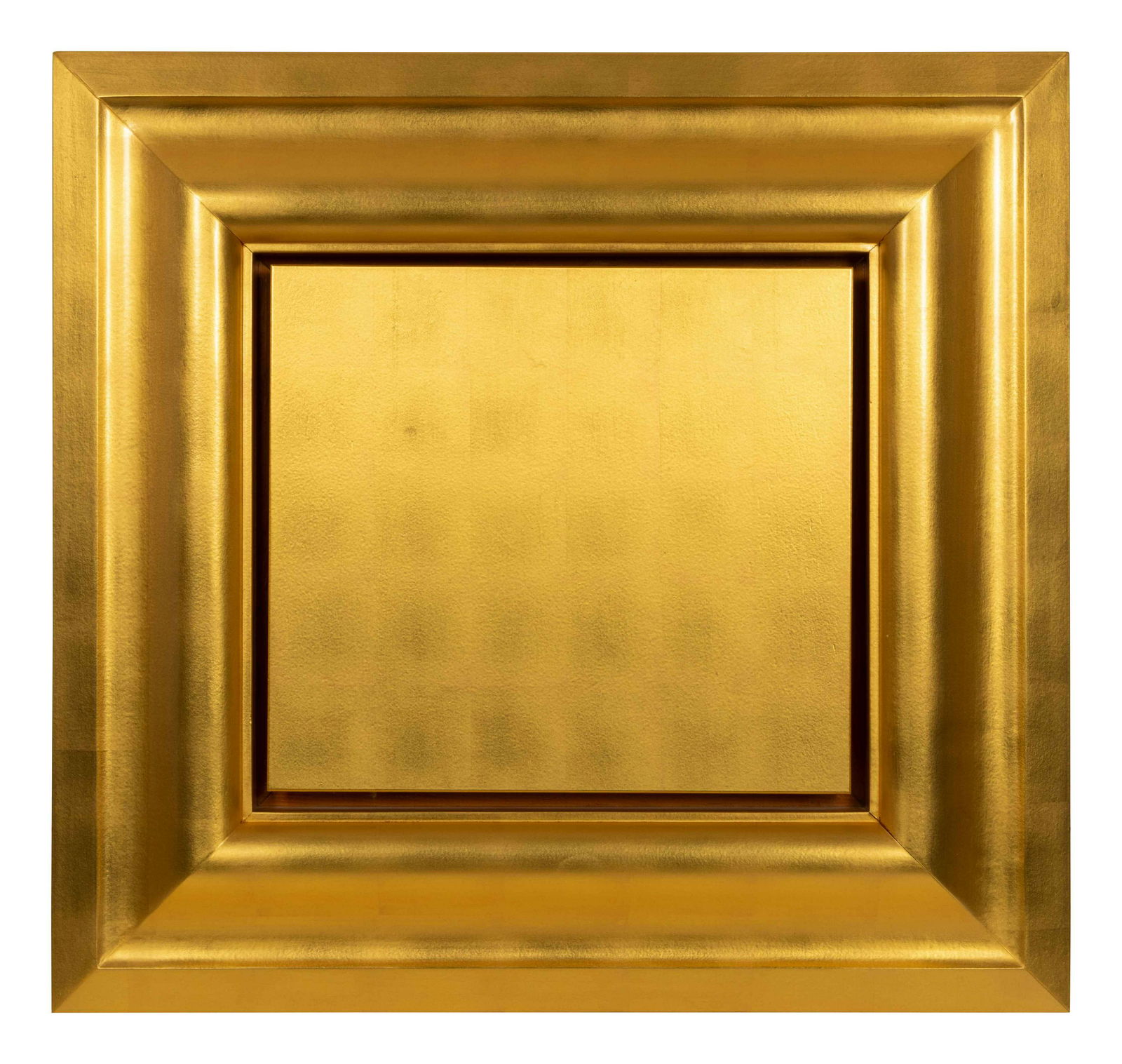 Christian Eckart (American, b. 1959) Detail painting: Christian Eckart (American, b. 1959) Detail painting #530, 1988, 1988 23 ct. gold leaf on birch plywood panel and pine and poplar frame signed Christian Eckart, titled and dated (verso) 25 1./2 x 27 3